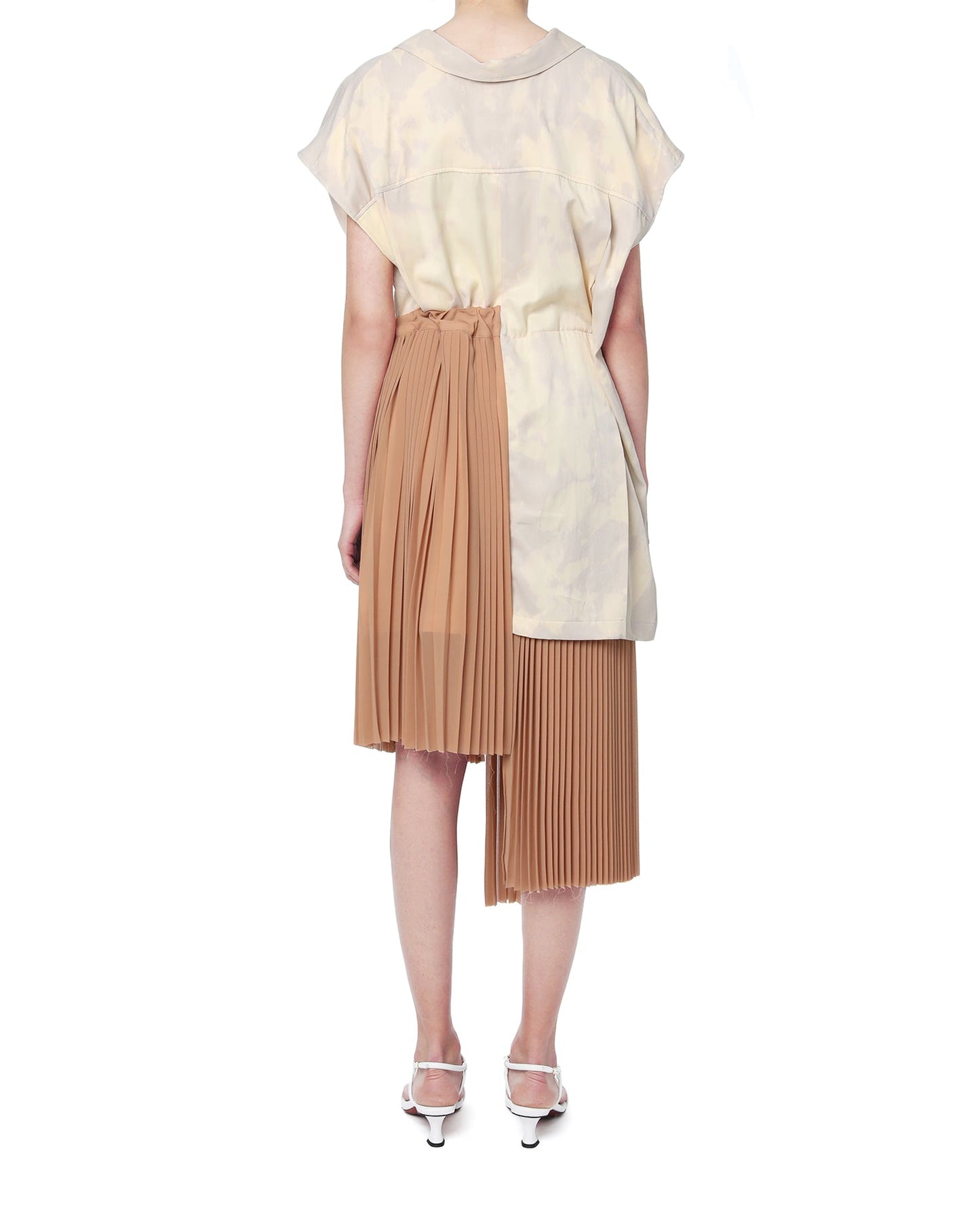 MAISON MIHARA YASUHIRO Asymmetrical pleated skirt dress