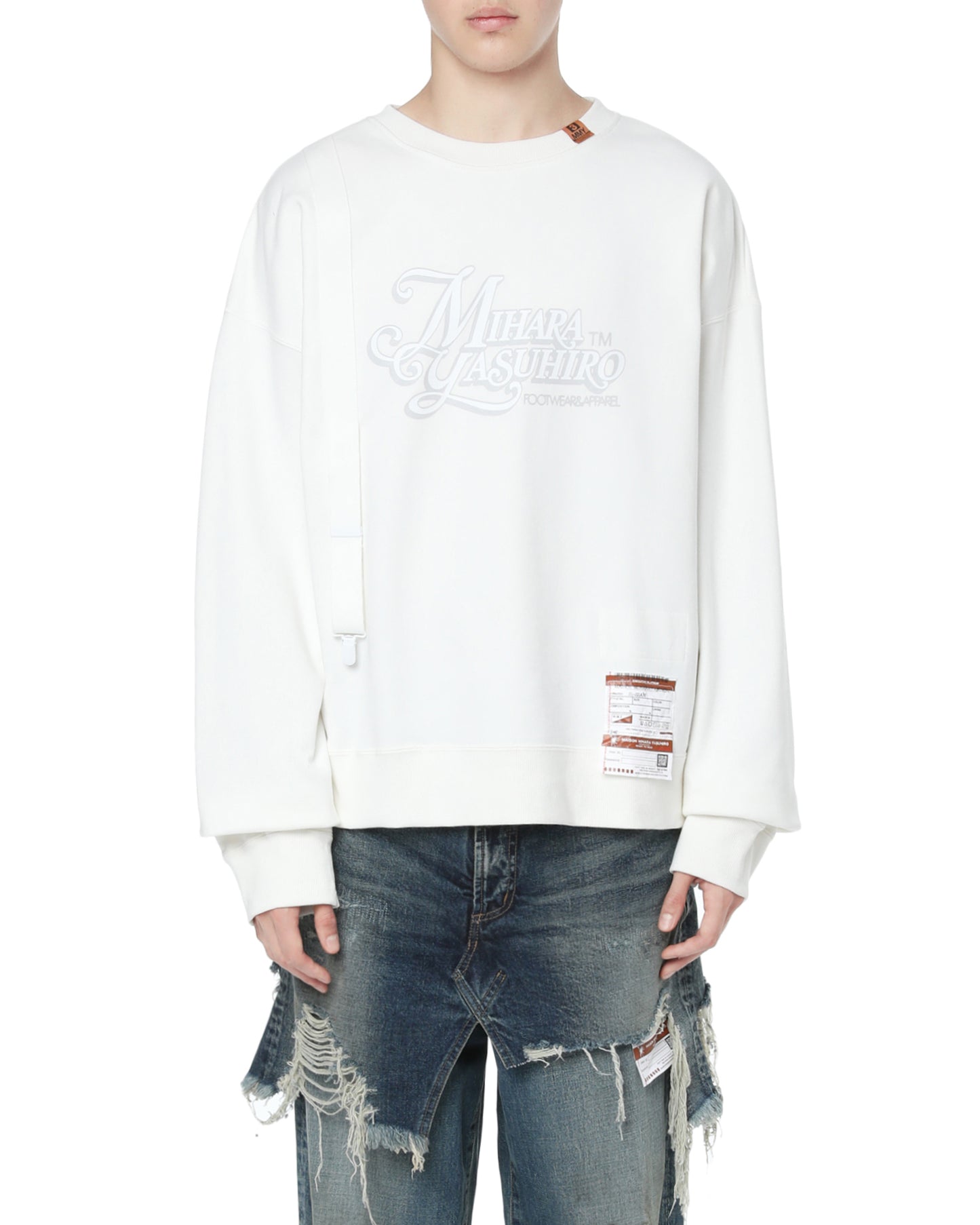 MAISON MIHARA YASUHIRO Logo print sweatshirt