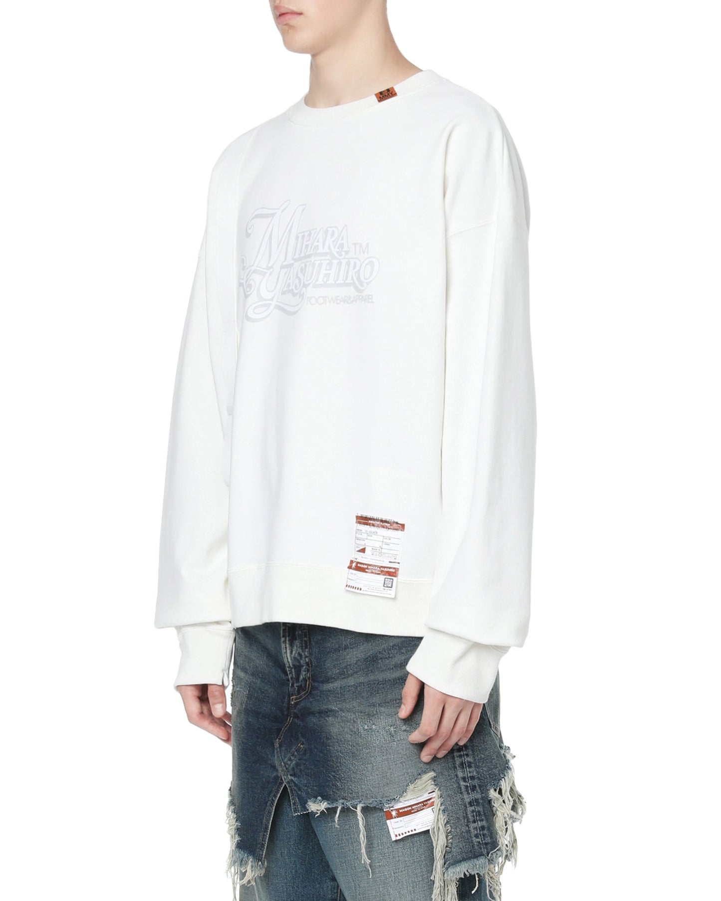 MAISON MIHARA YASUHIRO Logo print sweatshirt