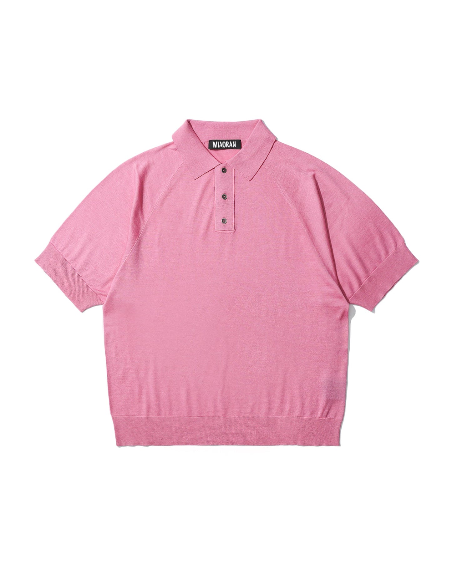 MIAORAN Ribbed polo shirt