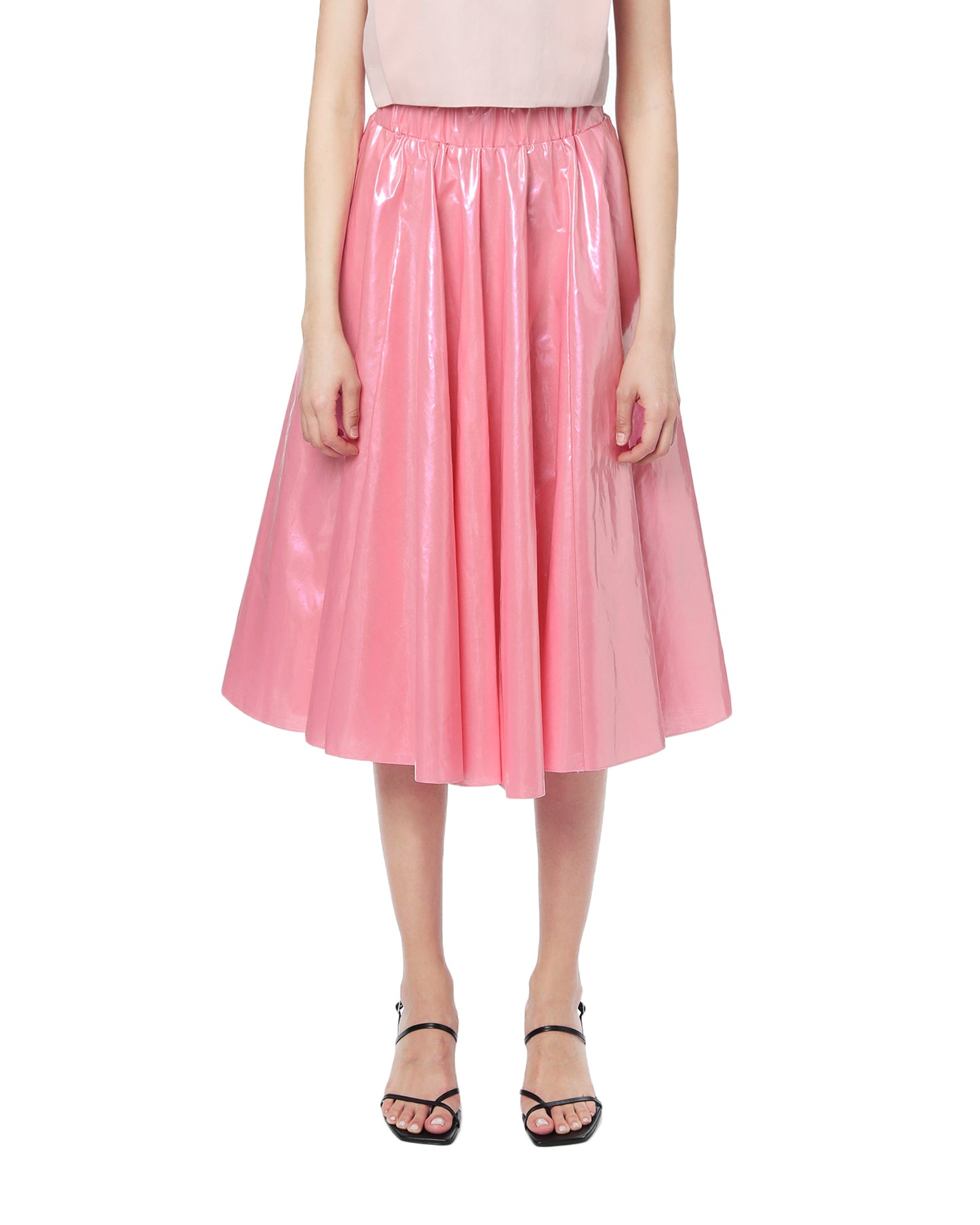 MIAORAN A-line ruffle skirt