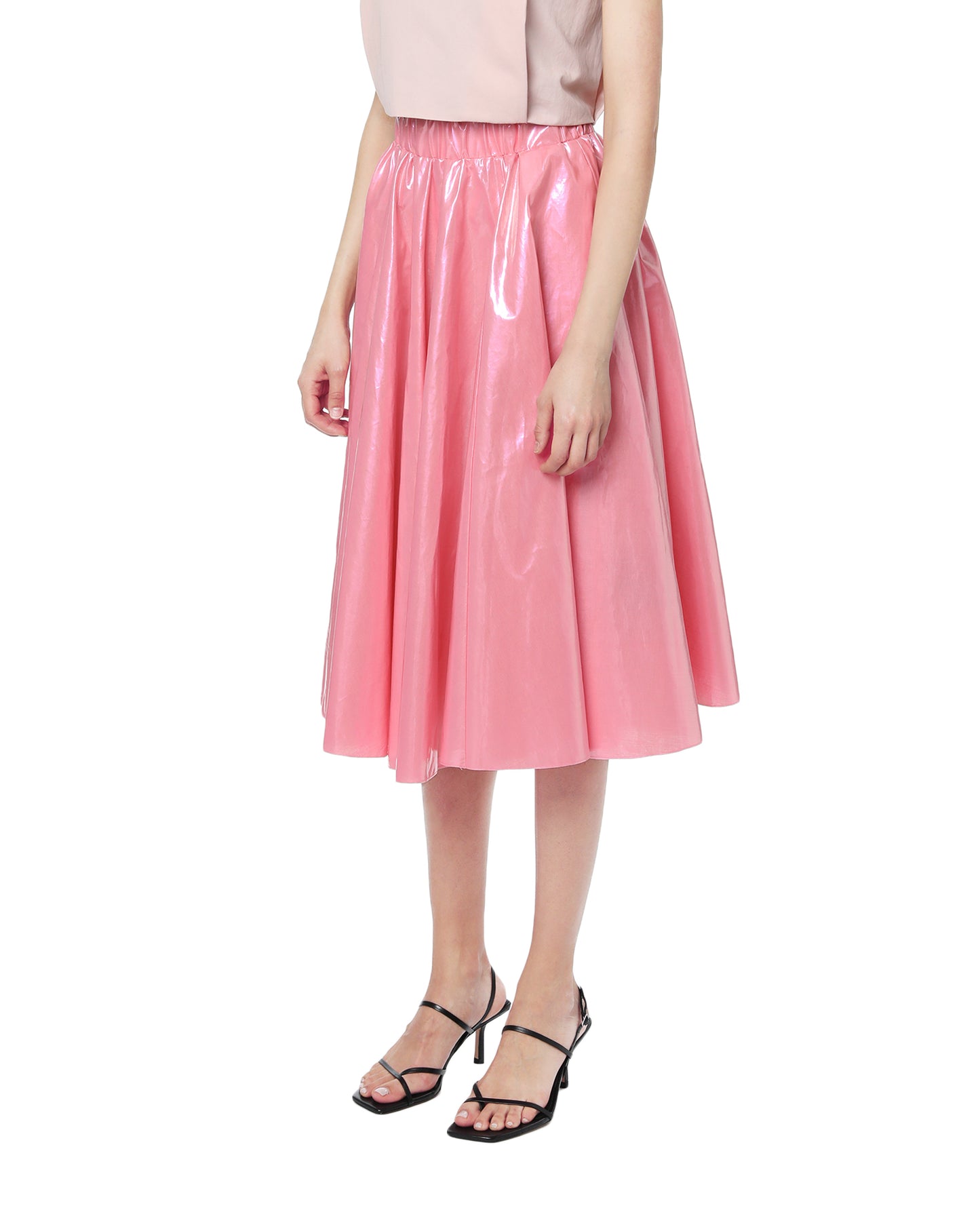 MIAORAN A-line ruffle skirt