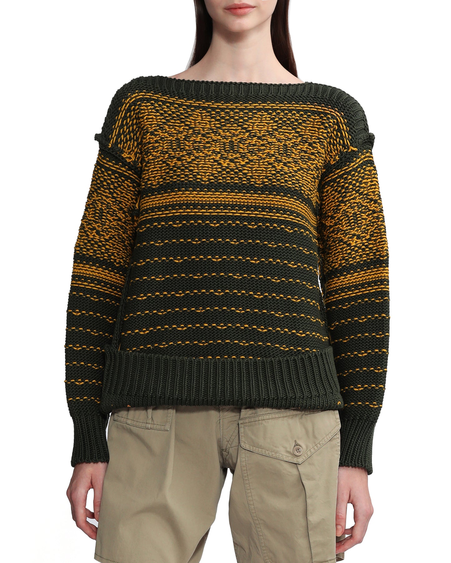 MASION MARGIELA Cross stitch sweater