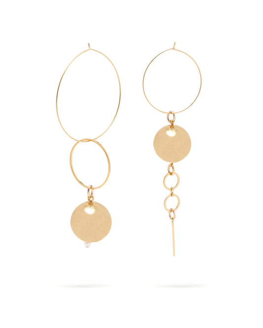 MOUNSER Solar hoop earrings