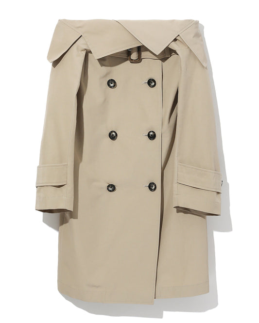 METAPHOR¡K Belted trench skirt