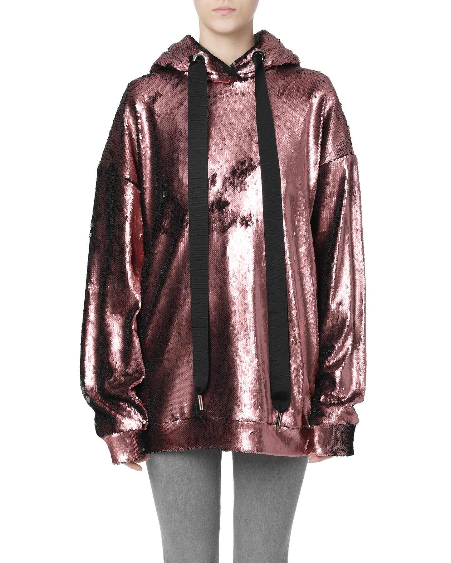 MARQUES ALMEIDA Sequinned hoodie