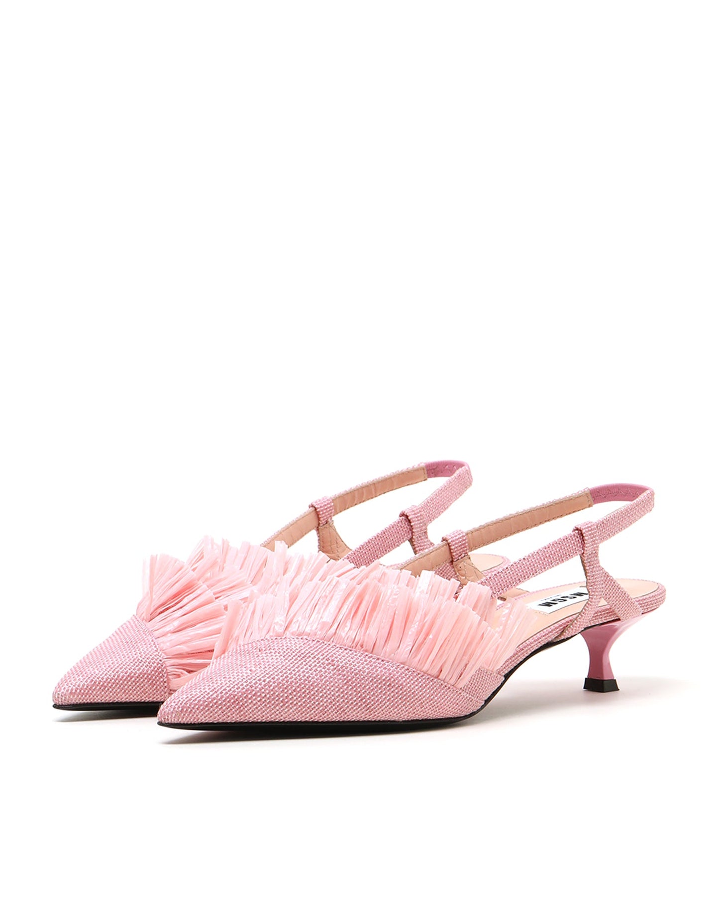 MSGM Woven tassels embellished pumps