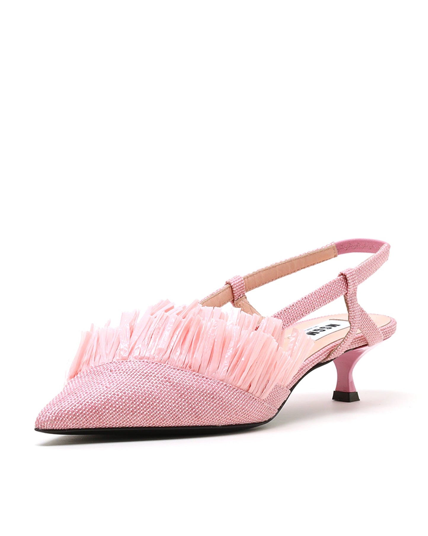 MSGM Woven tassels embellished pumps