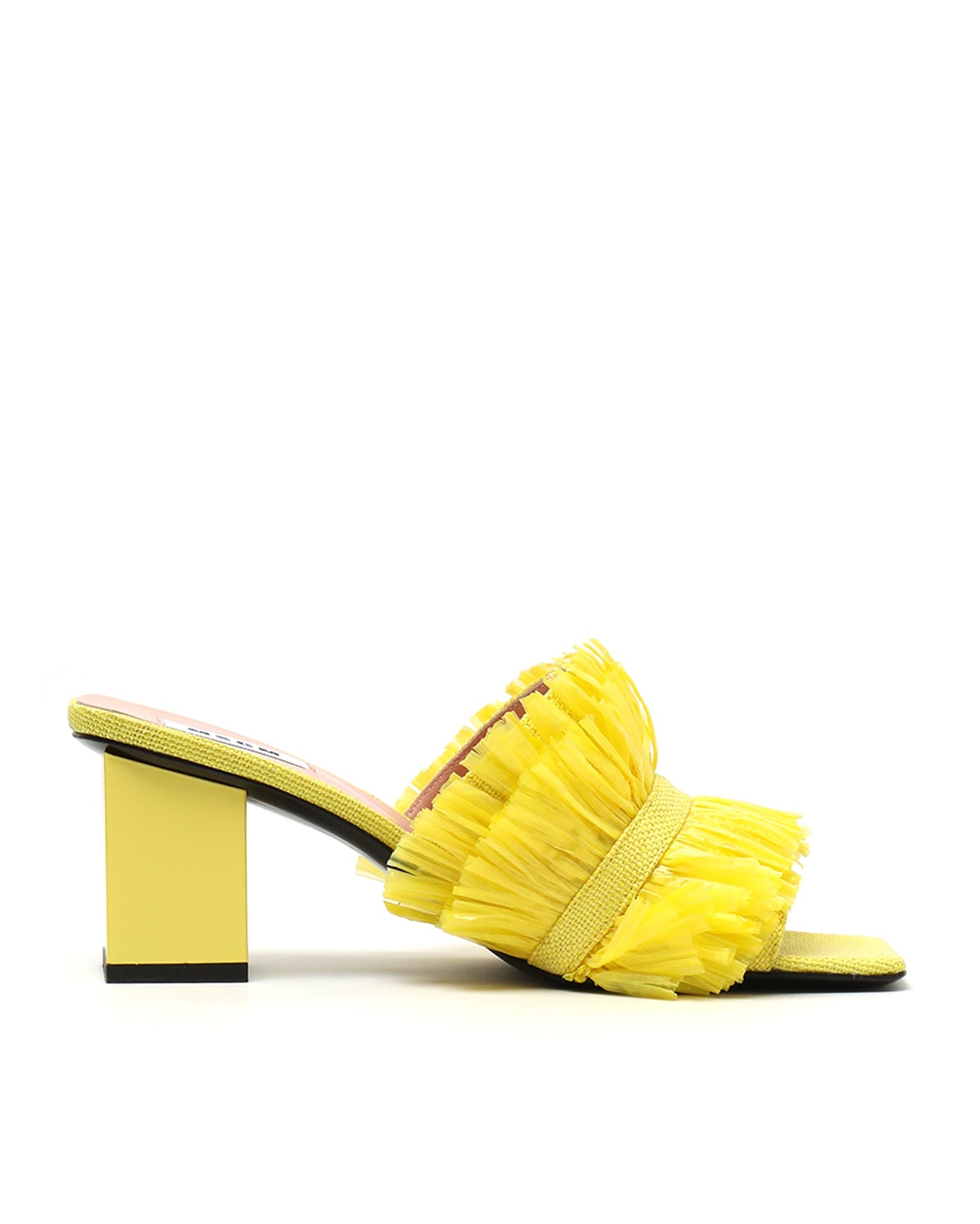 MSGM Woven tassels embellished sandals