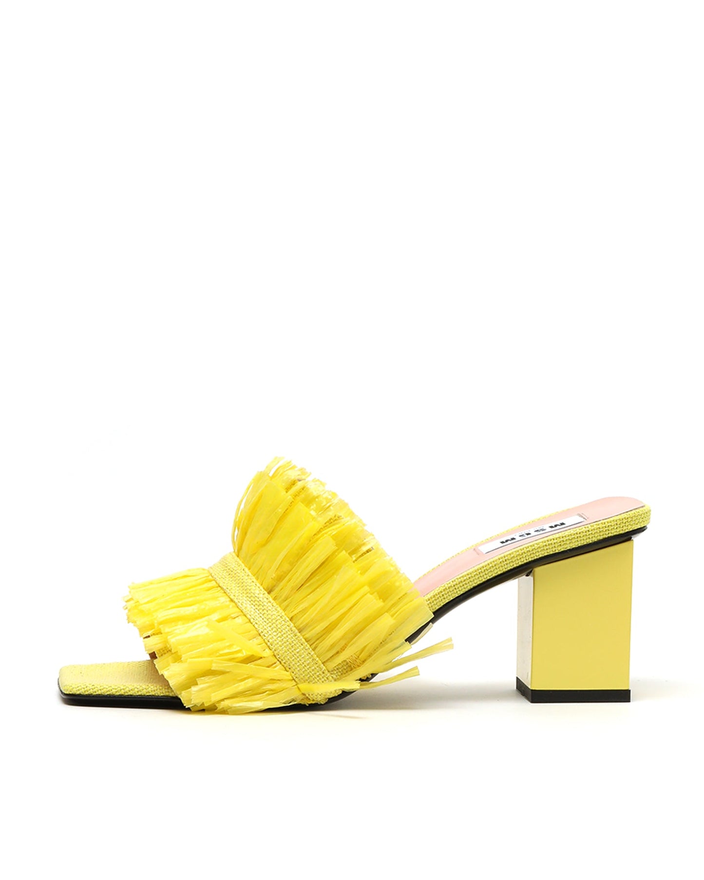 MSGM Woven tassels embellished sandals