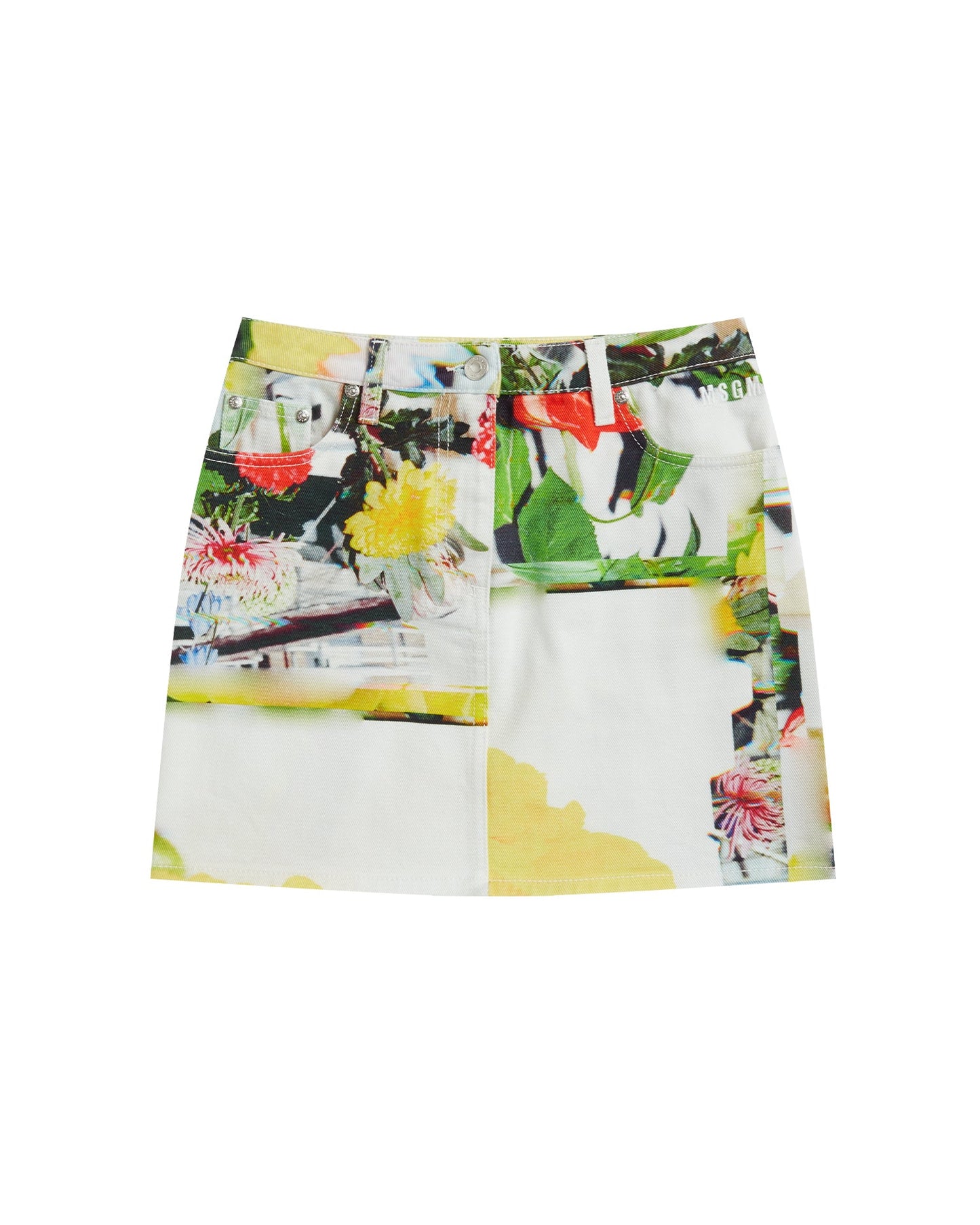 MSGM All-over print skirt