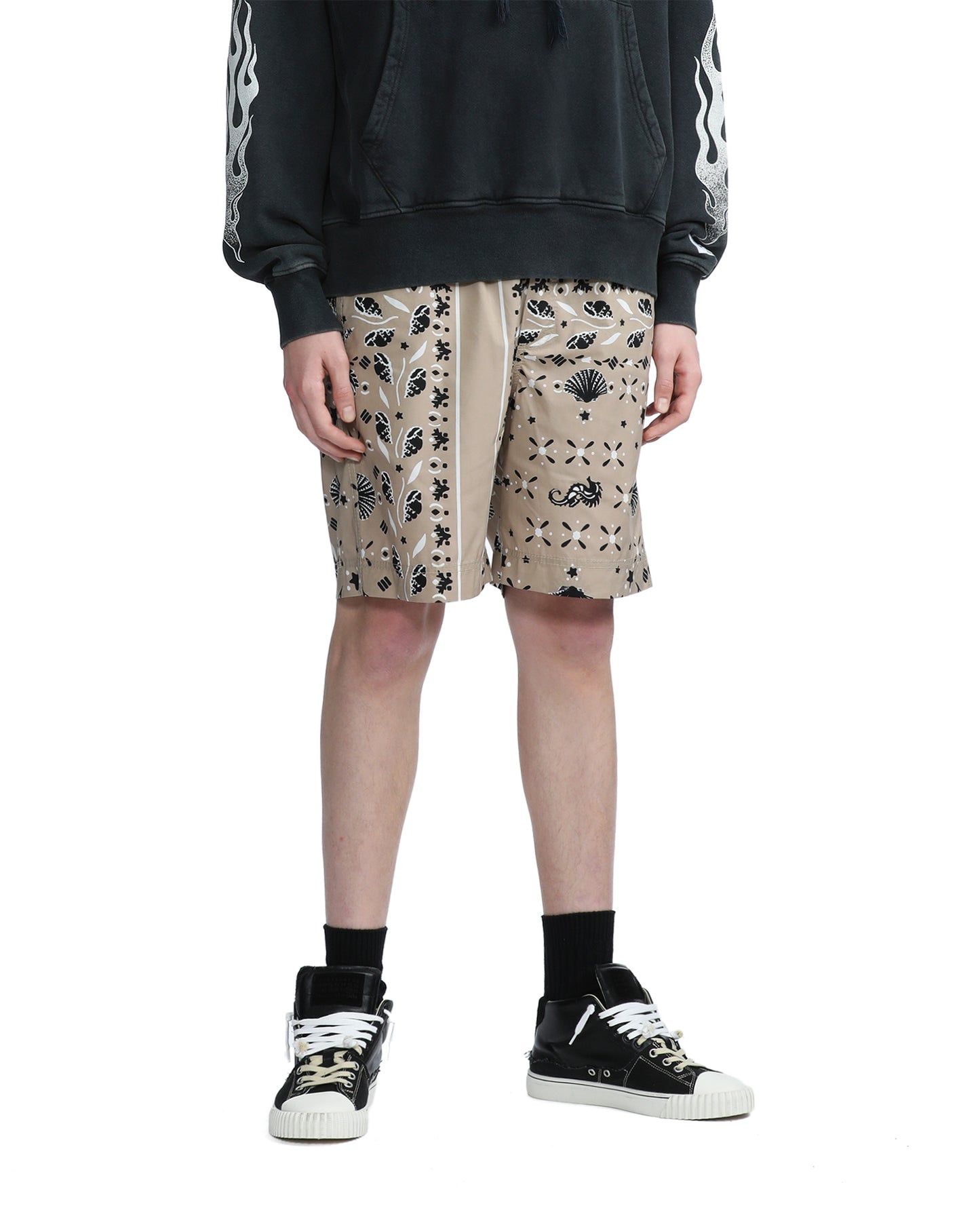 MSGM Bandana print shorts