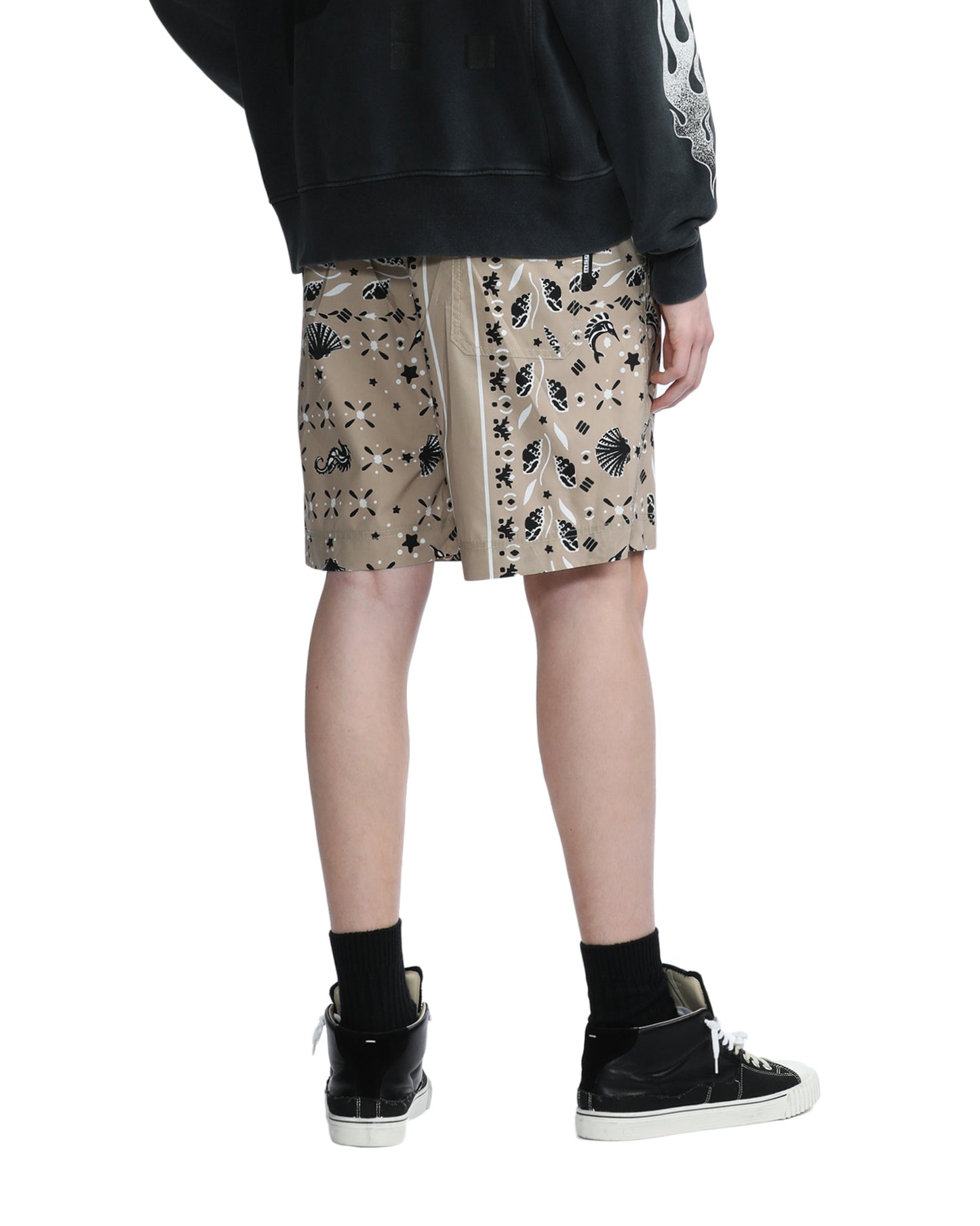 MSGM Bandana print shorts