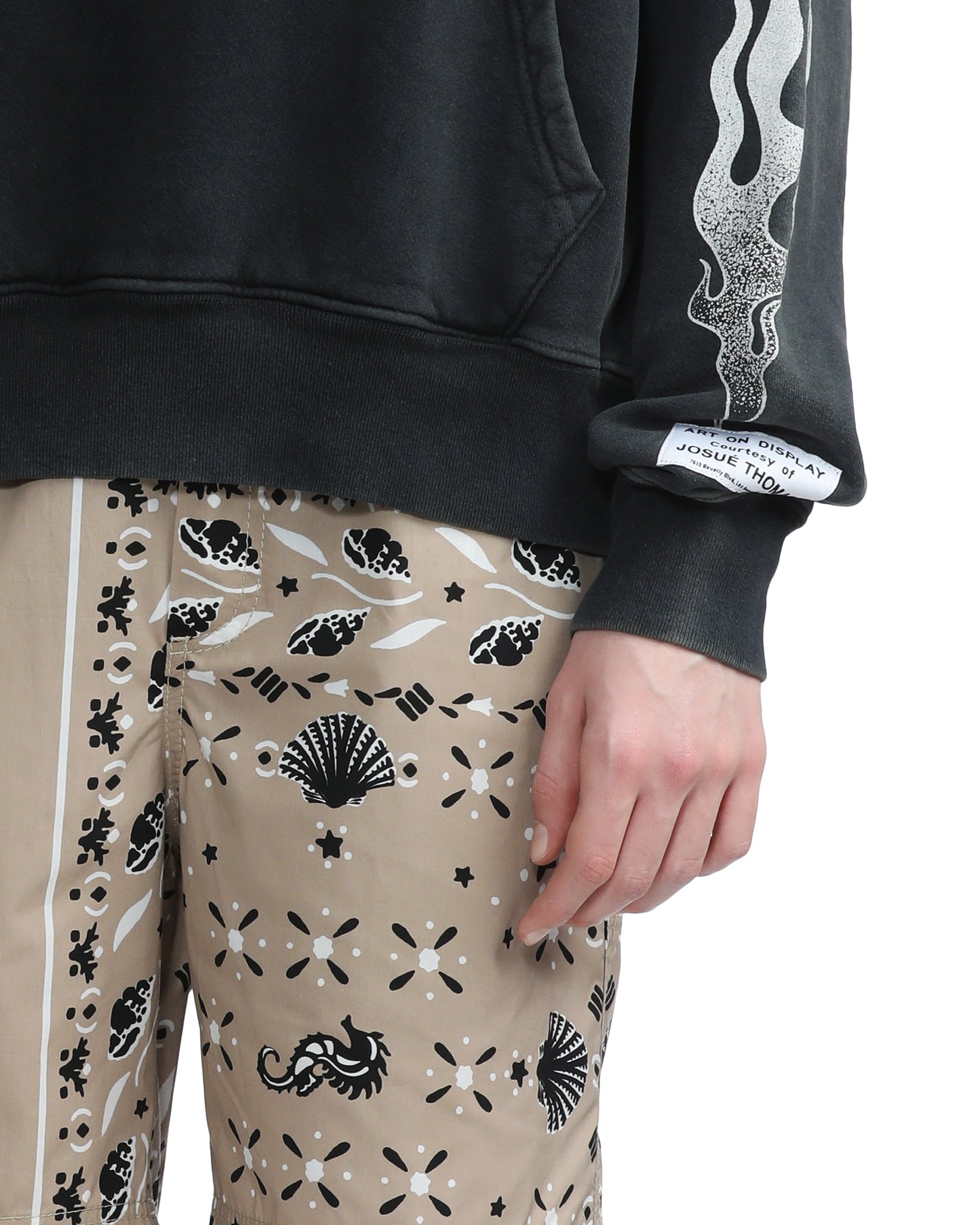 MSGM Bandana print shorts