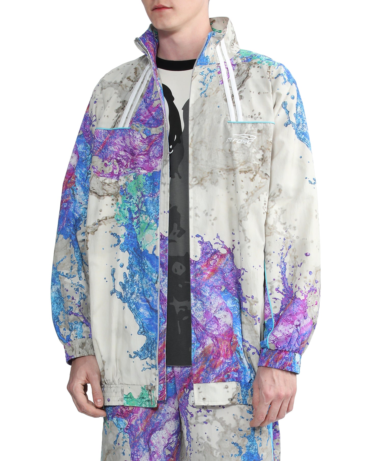 MARTINE ROSE Printed oversized track jacket