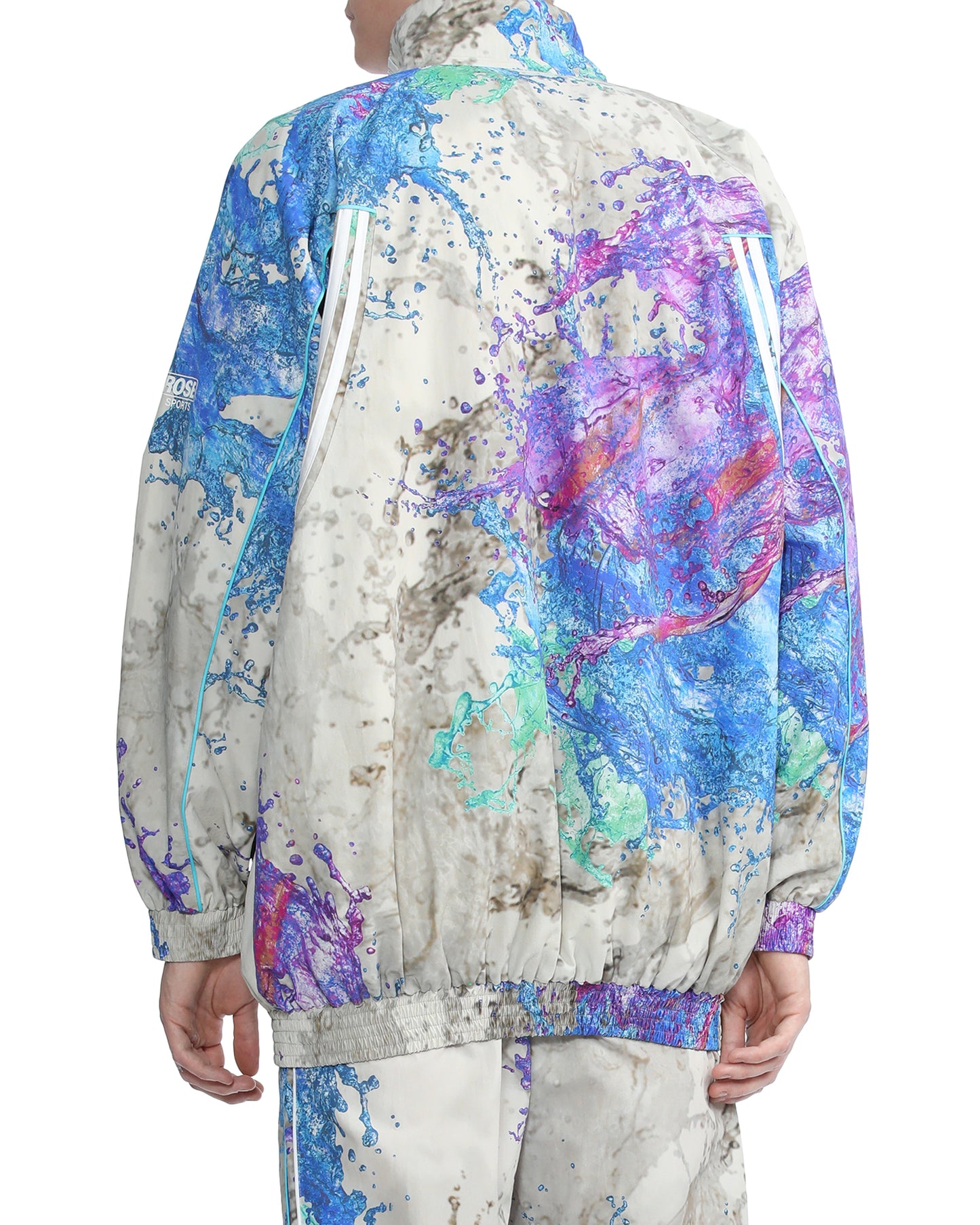 MARTINE ROSE Printed oversized track jacket