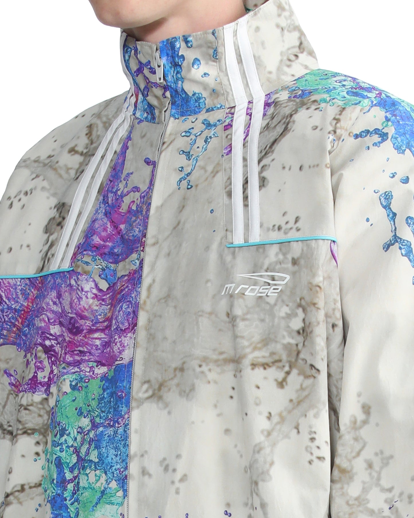 MARTINE ROSE Printed oversized track jacket