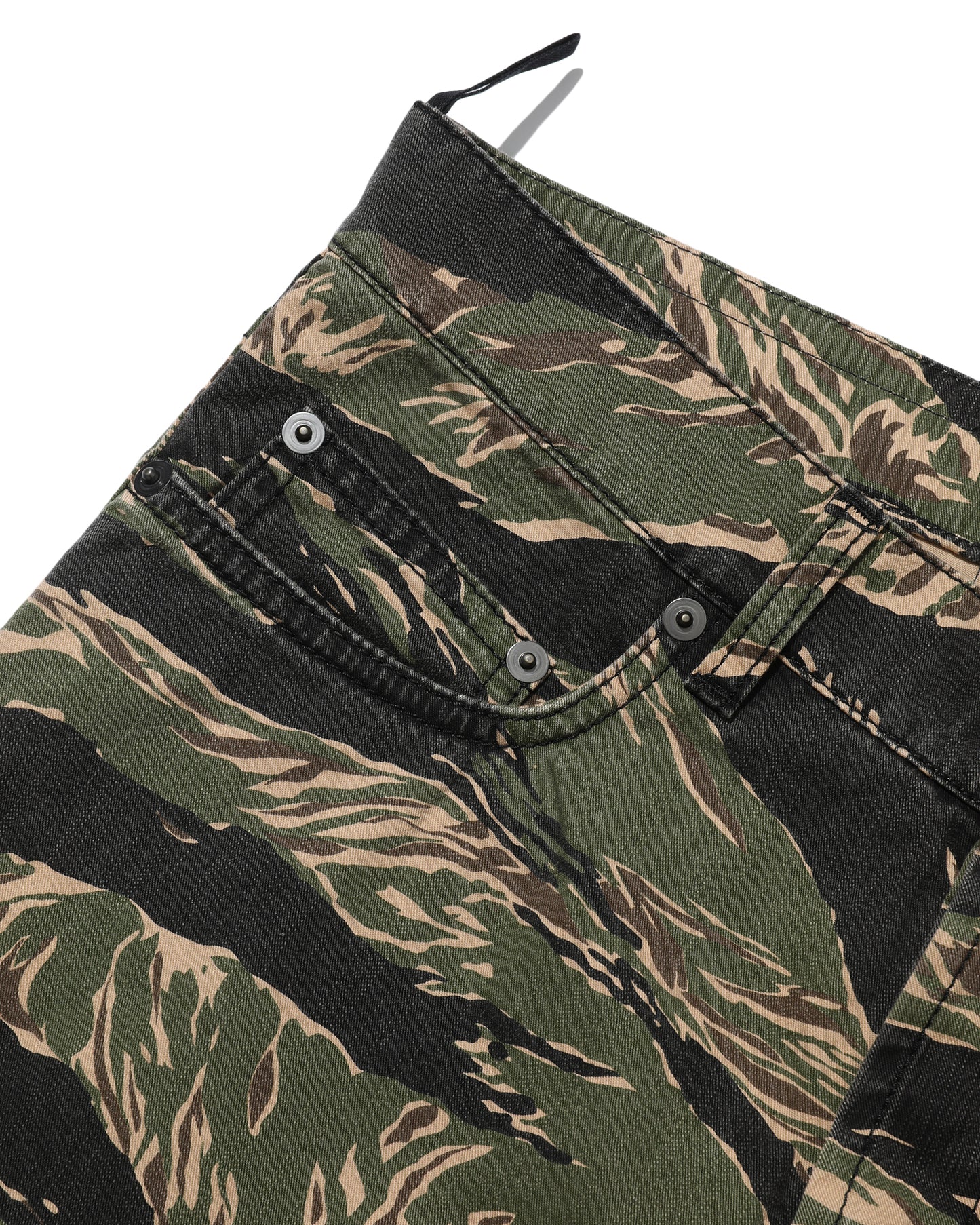 NO.21 Camo print skinny jeans