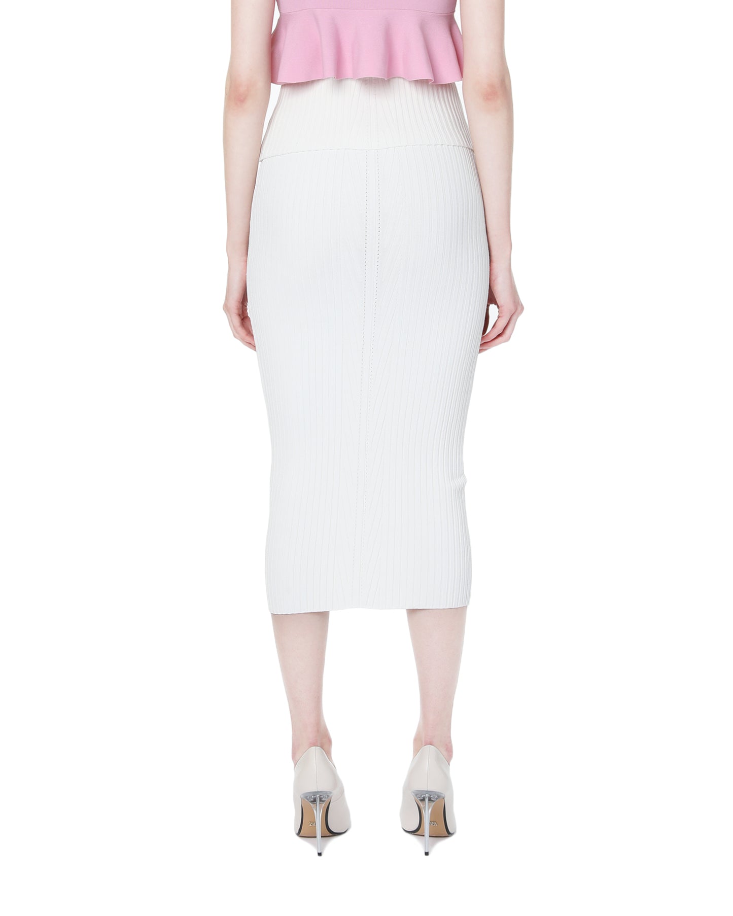 NO.21 Ribbed pencil skirt