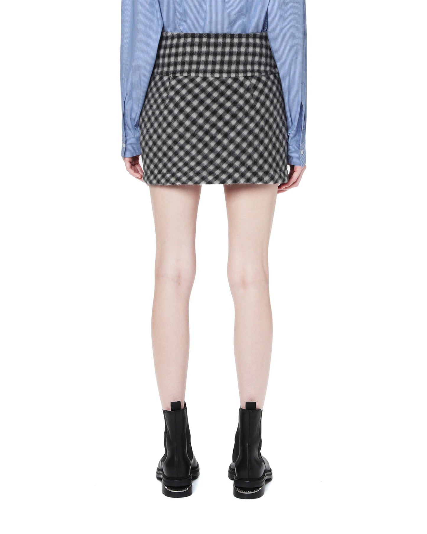 NO.21 Check mini skirt