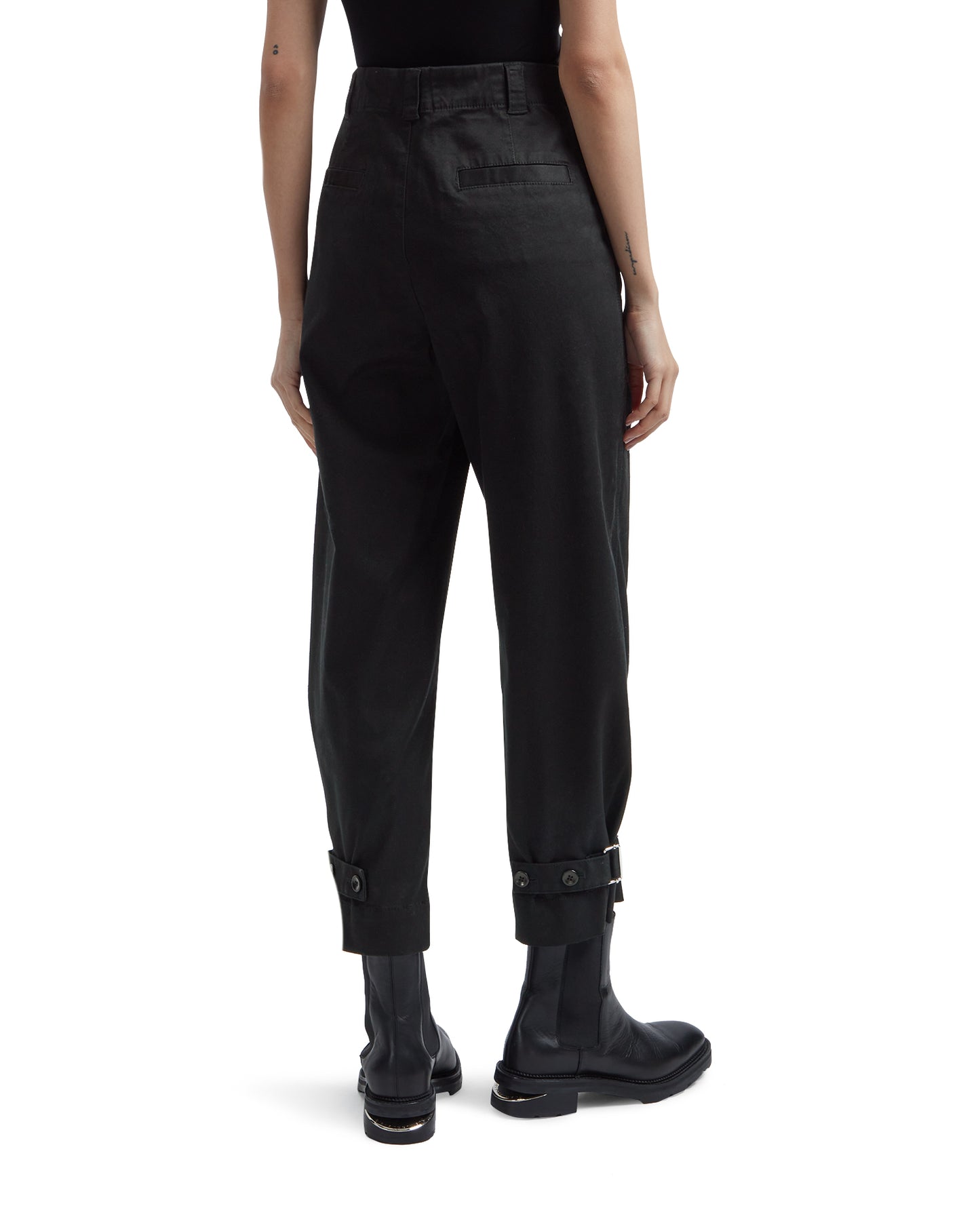 PROENZA SCHOULER Cotton twill buckled pants