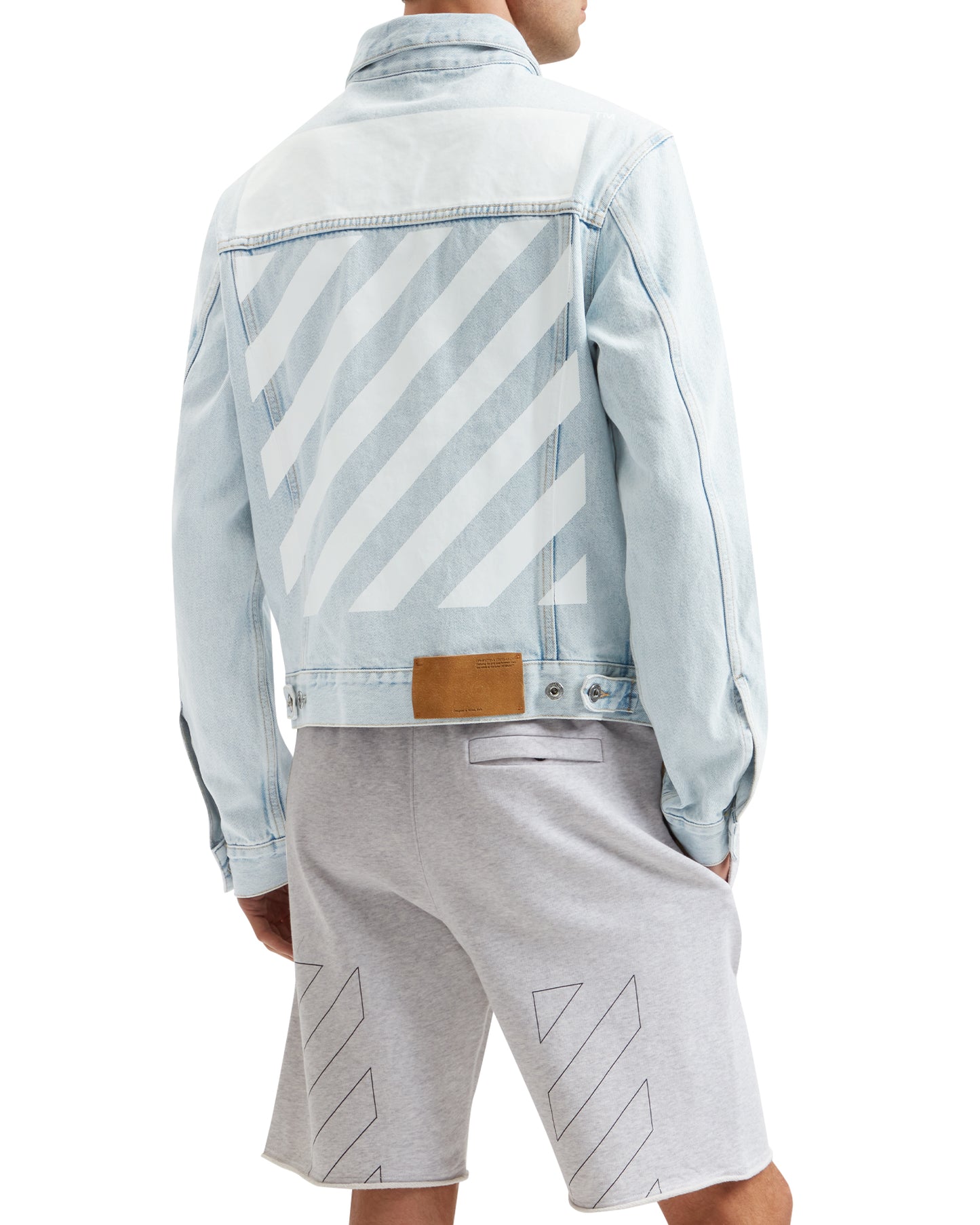 OFF-WHITE Diag Slim Denim Jacket