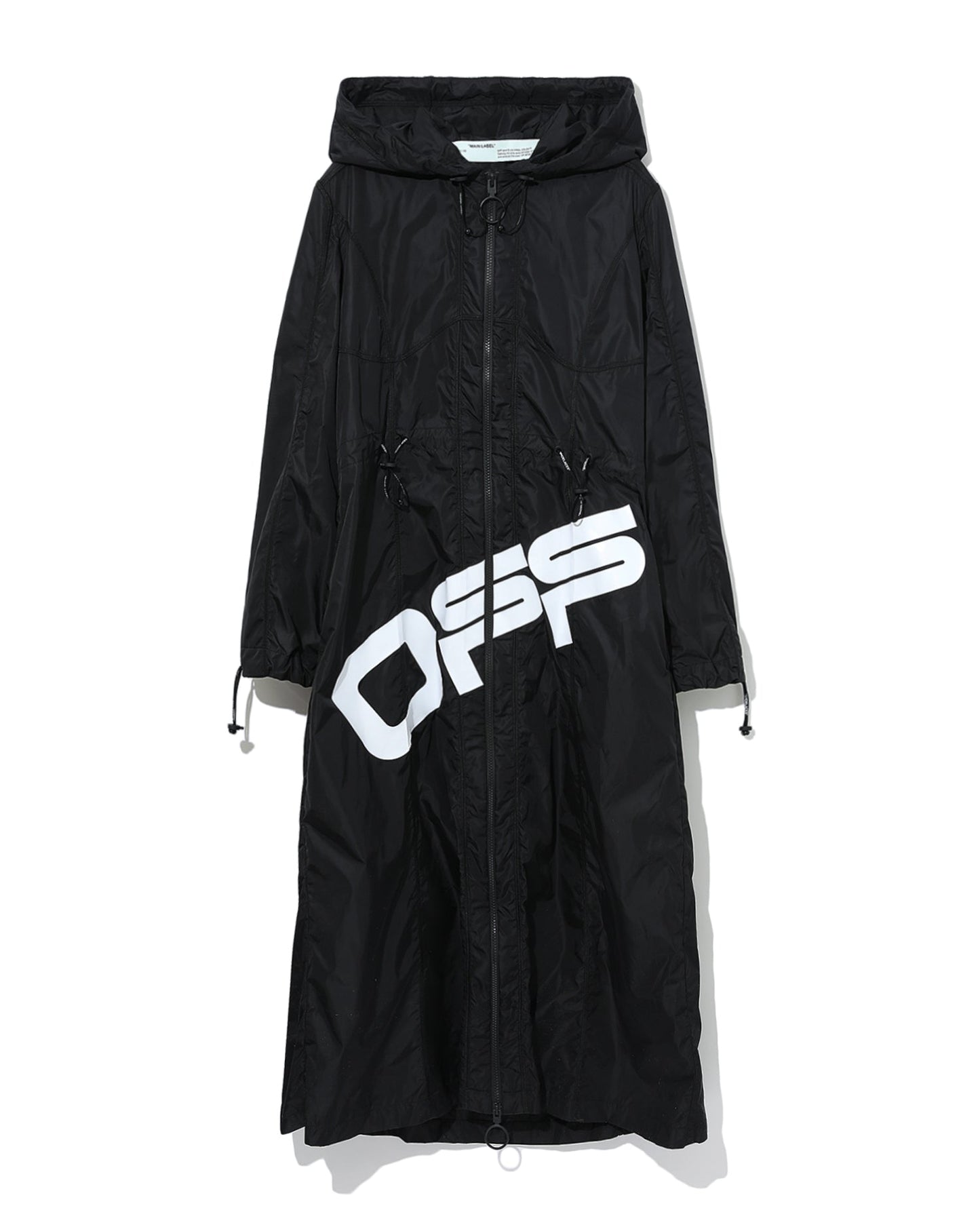 OFF-WHITE C/O VIRGIL ABLOH Wavy logo raincoat