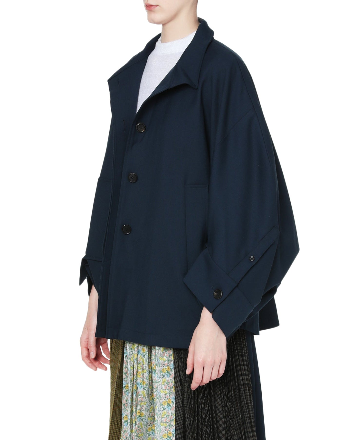 PUSHBUTTON Oversized cape jacket