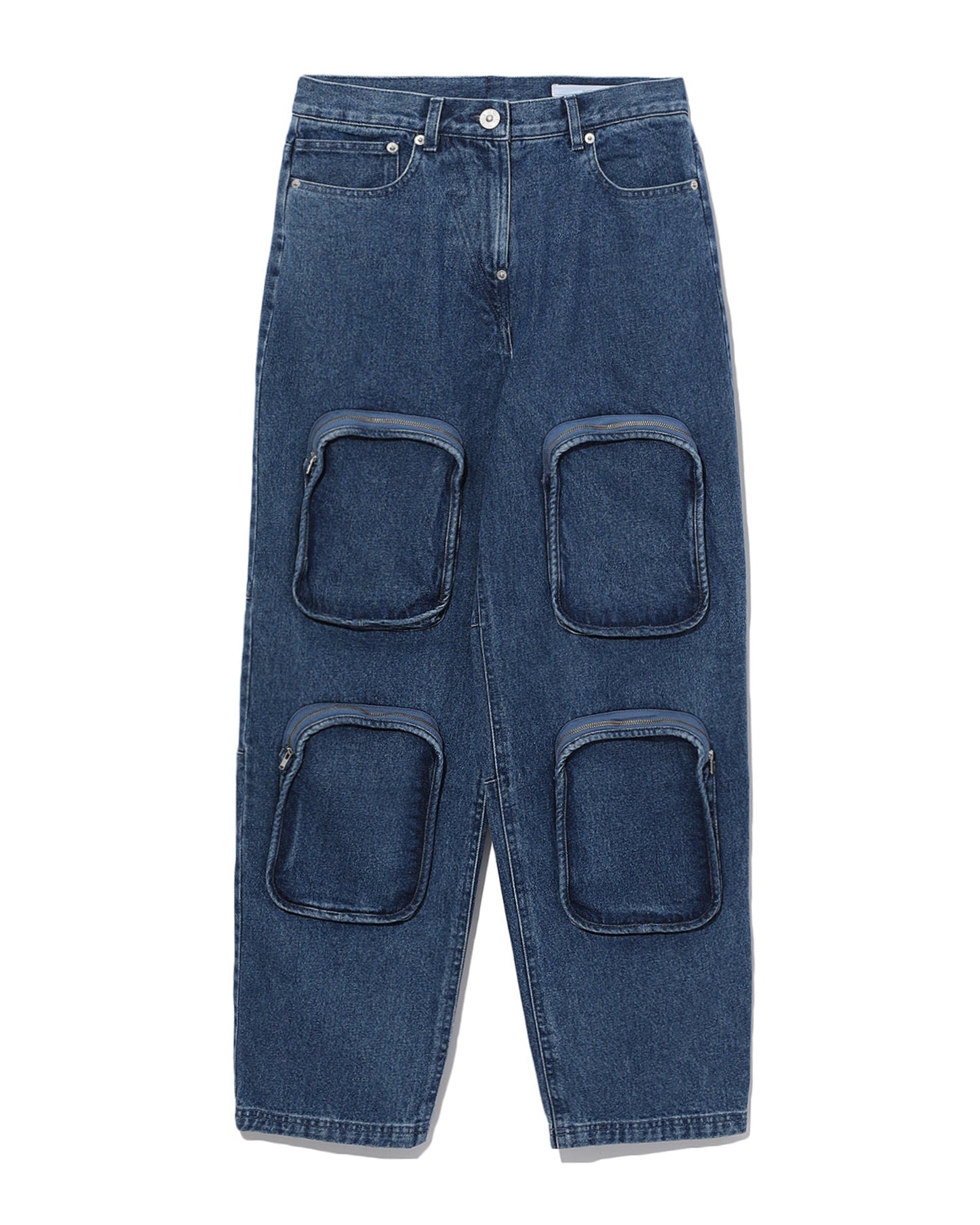 PUSHBUTTON Zipper patch pocket jeans