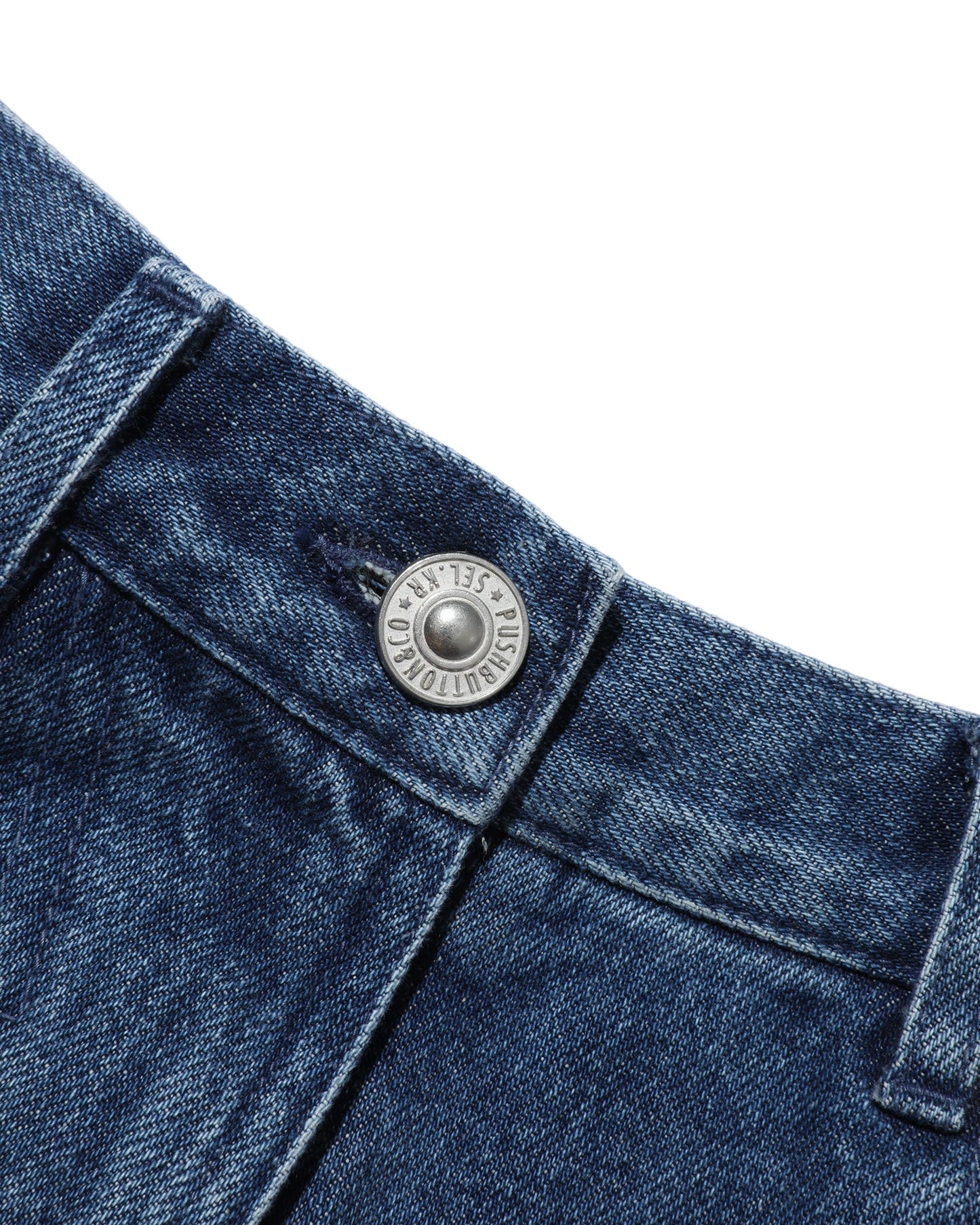 PUSHBUTTON Zipper patch pocket jeans