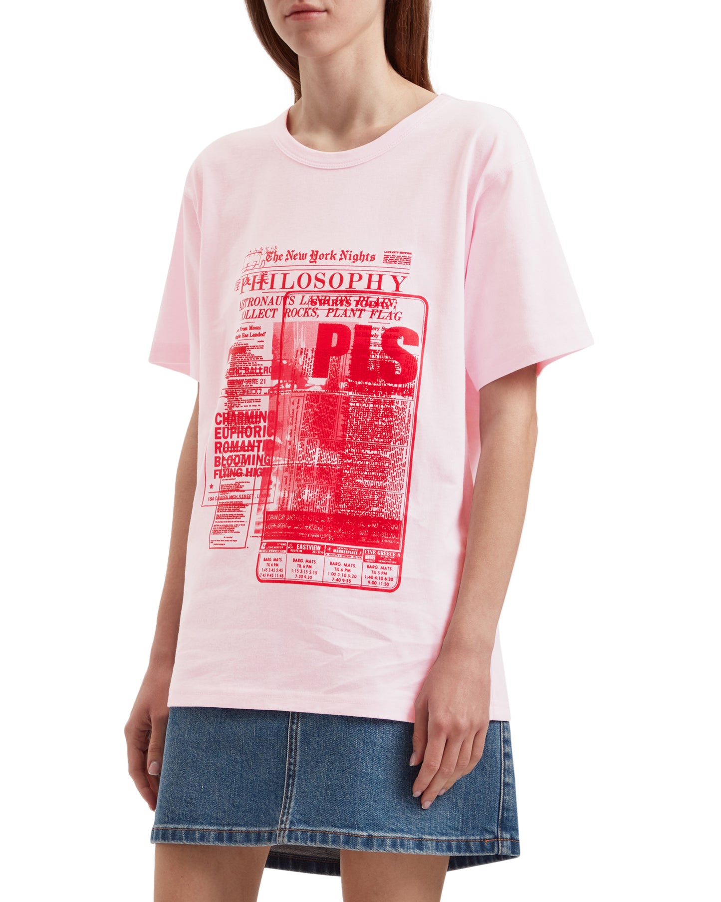 PHILOSOPHY DI LORENZO SERAFINI Short sleeve printed tee