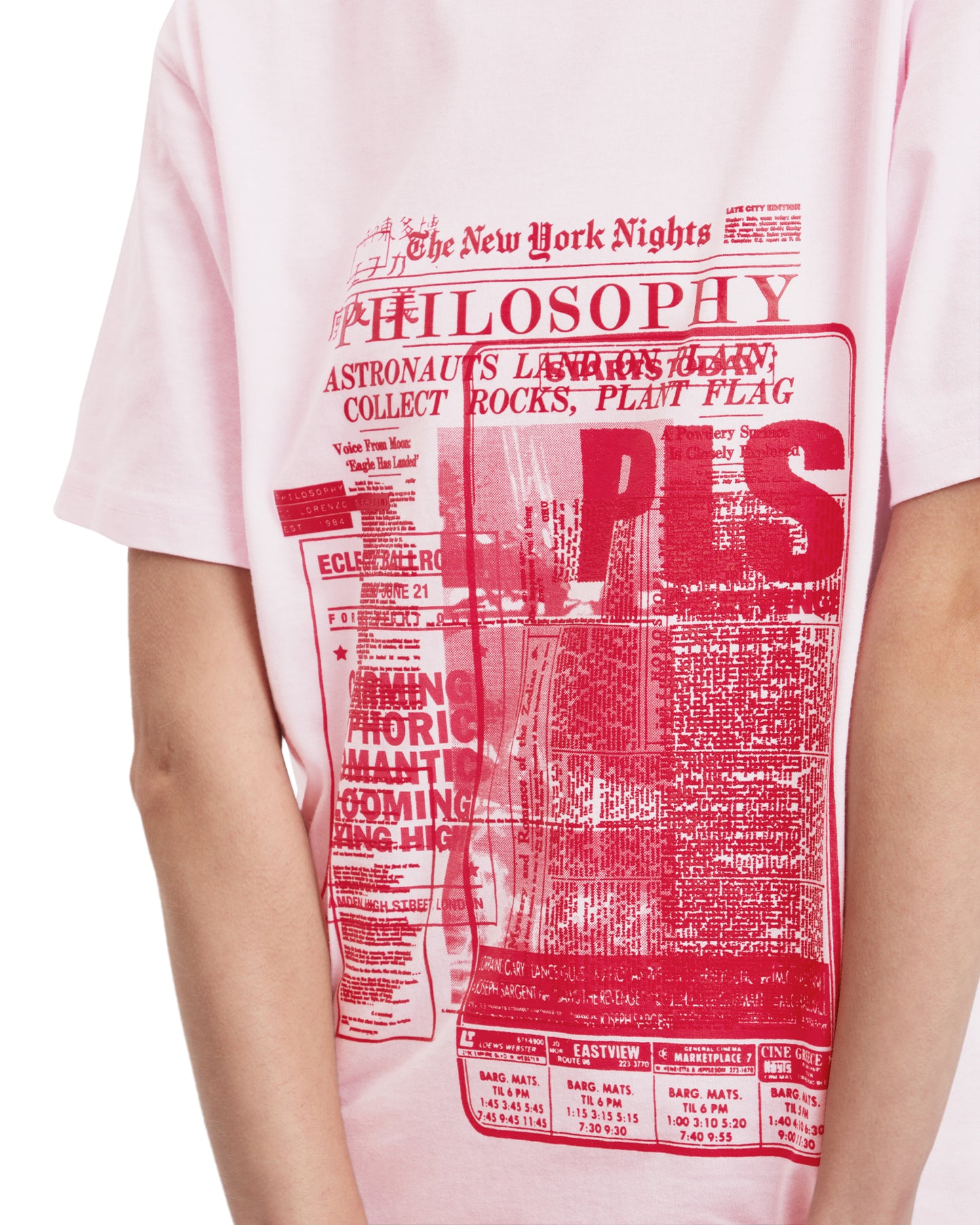 PHILOSOPHY DI LORENZO SERAFINI Short sleeve printed tee