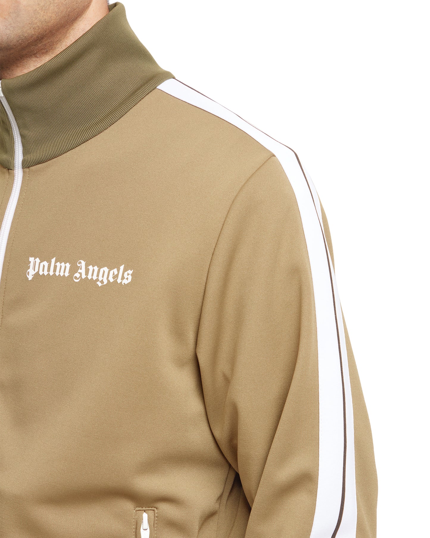 PALM ANGELS Classic zip track jacket