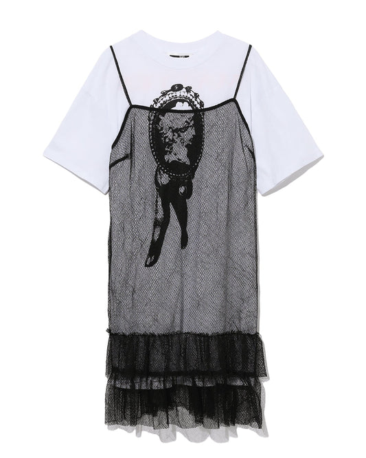 MCQ Sheer layered t-shirt dress