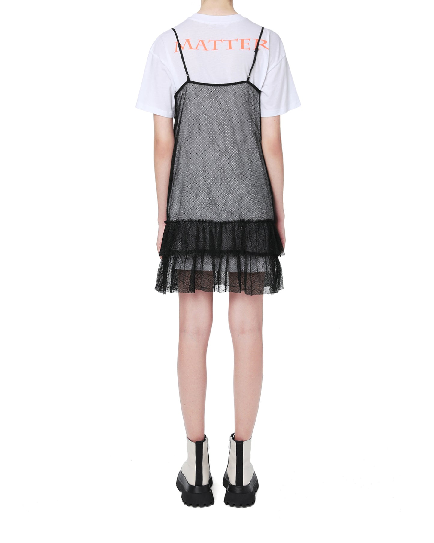 MCQ Sheer layered t-shirt dress