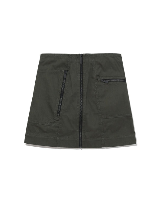 MCQ Zip-through A-line skirt