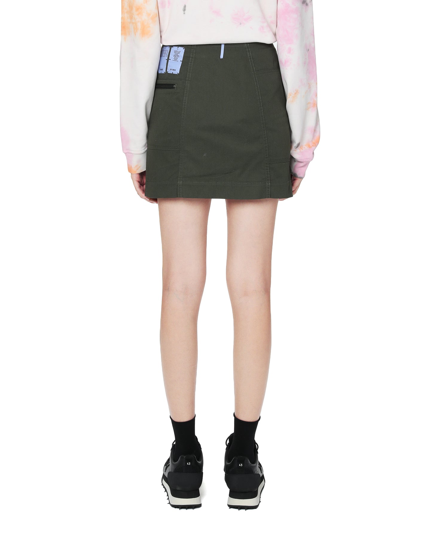 MCQ Zip-through A-line skirt