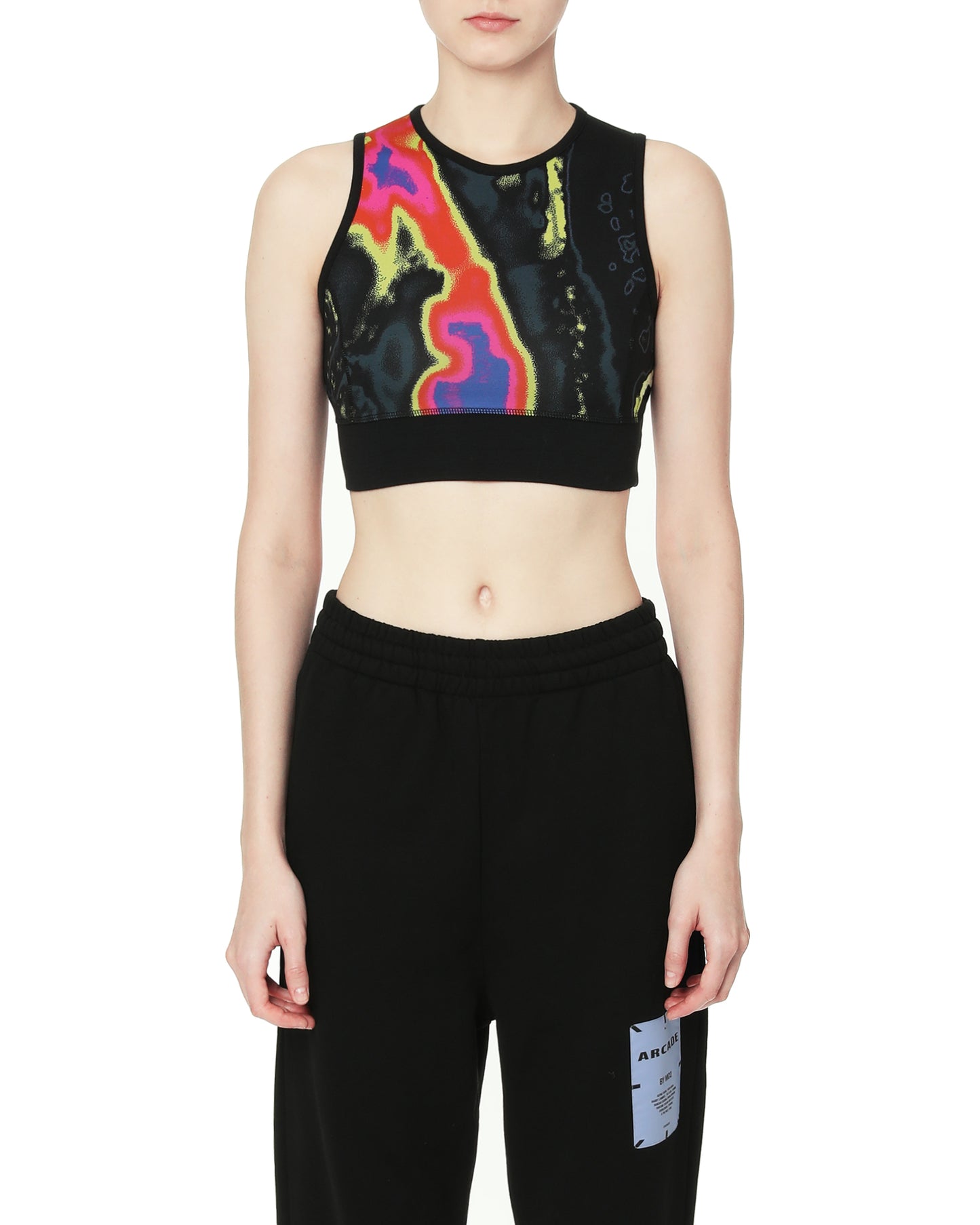 MCQ Arcade pattern print tank top