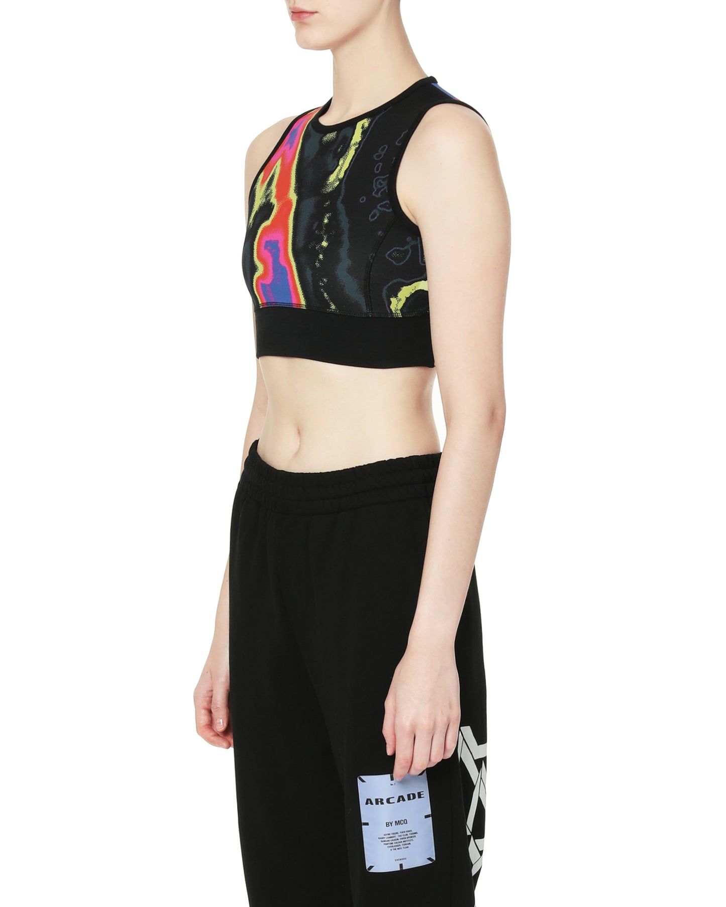 MCQ Arcade pattern print tank top