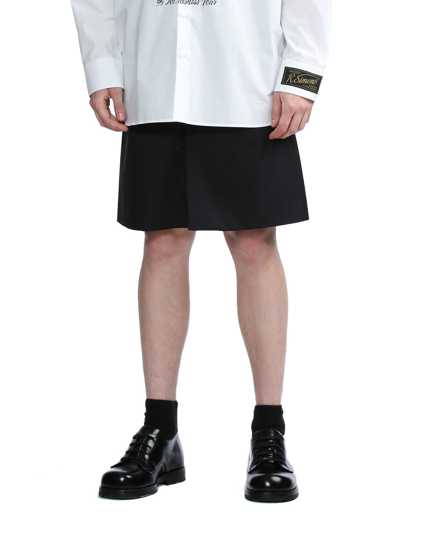 RAF SIMONS Single pleated skirt