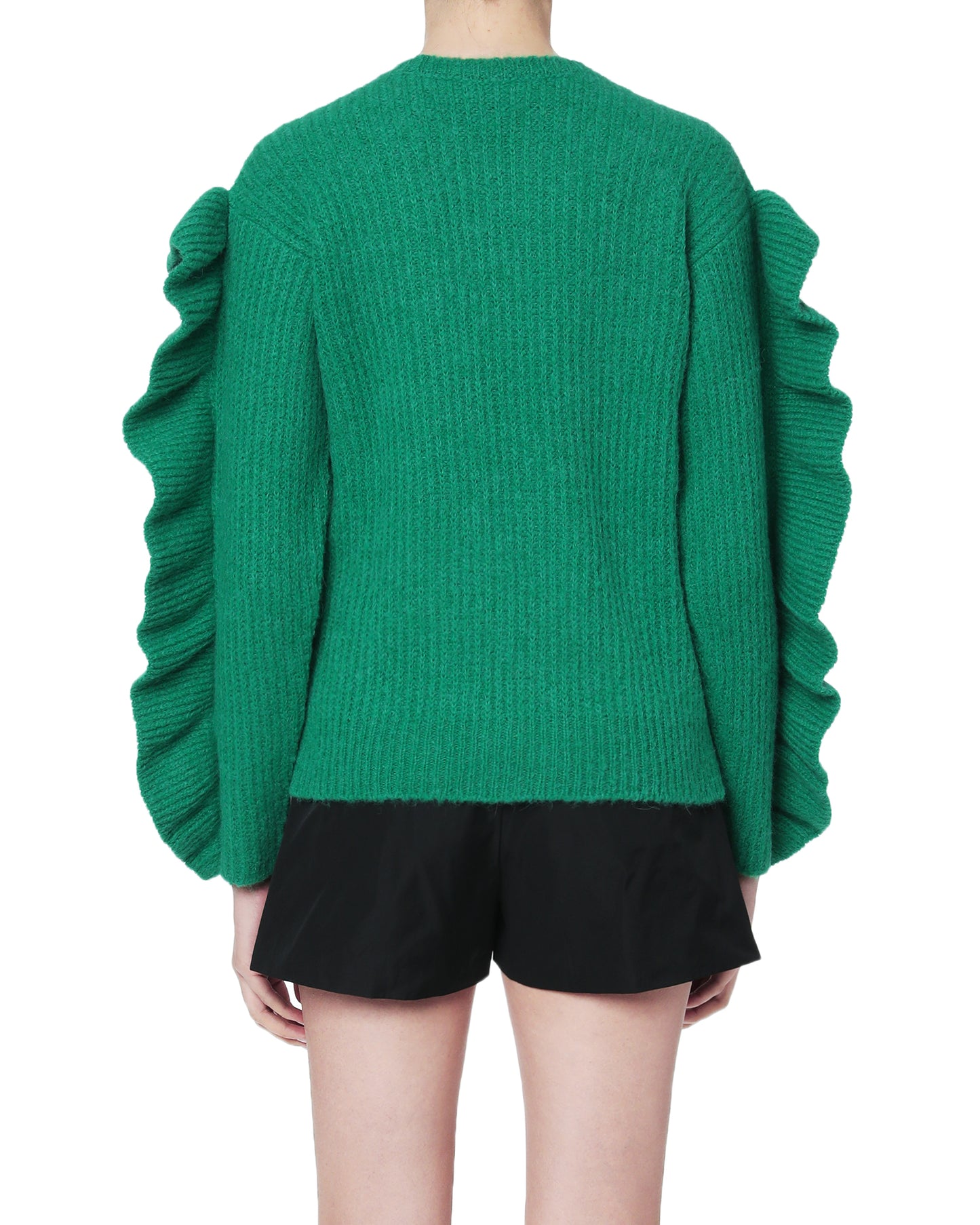 RED VALENTINO Ruffled knit top