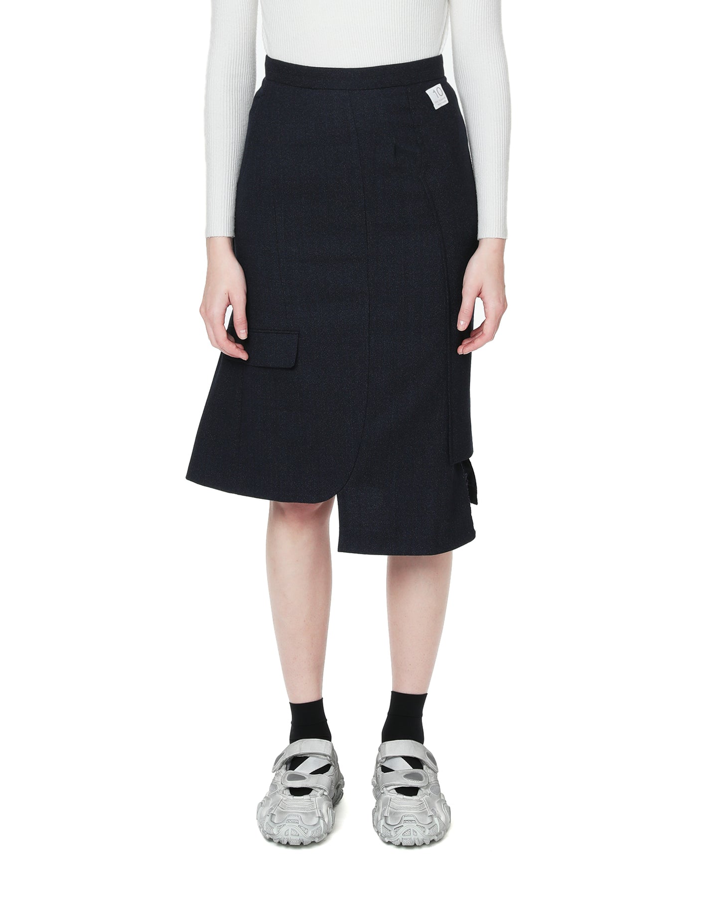 RE CODE Asymmetrical skirt