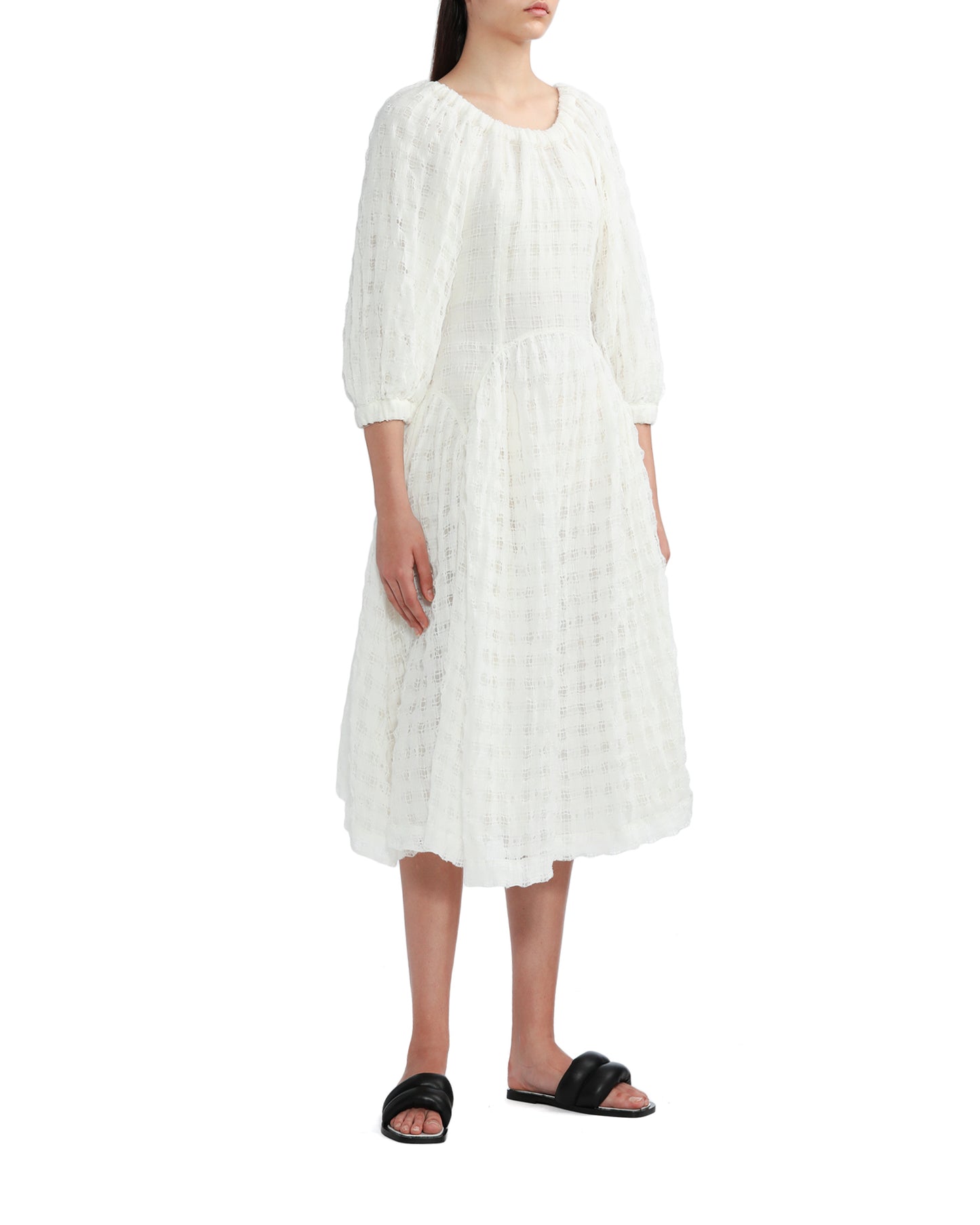 REJINA PYO Puffed sleeves dress