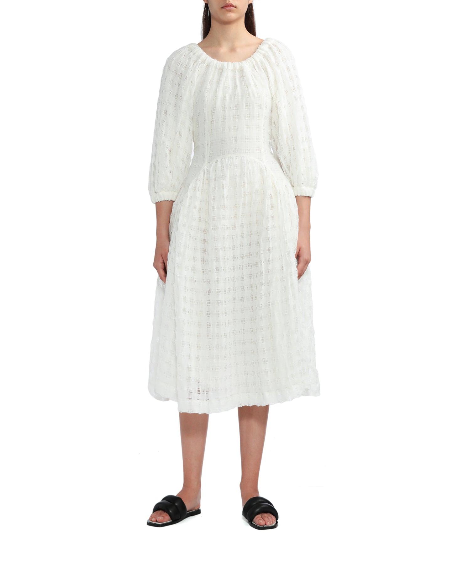 REJINA PYO Puffed sleeves dress