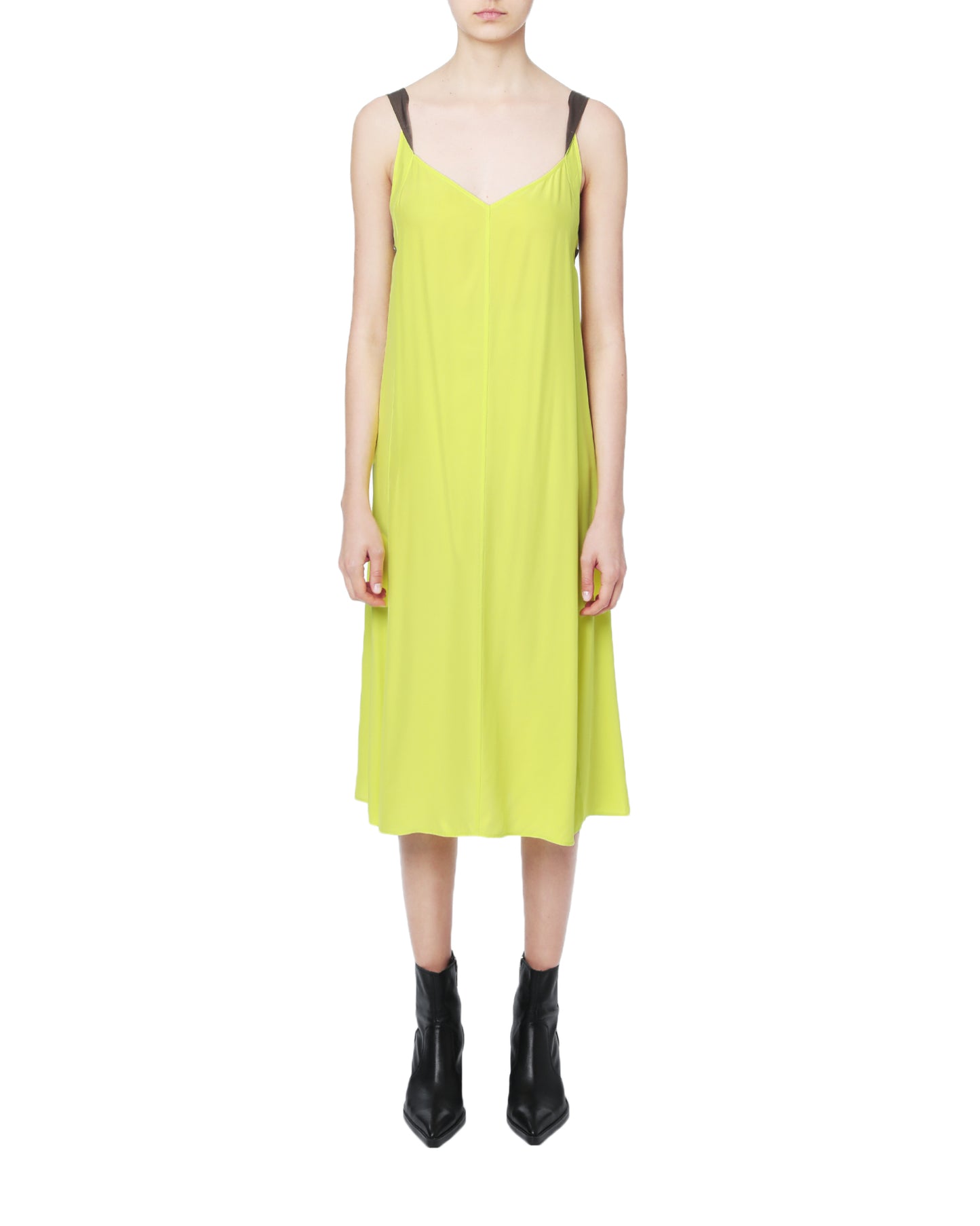 RAG & BONE F Contrast straps slip dress