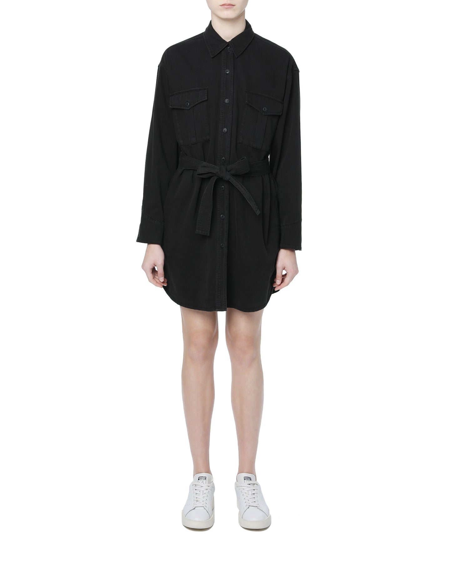 RAG & BONE F Self tie shirt dress