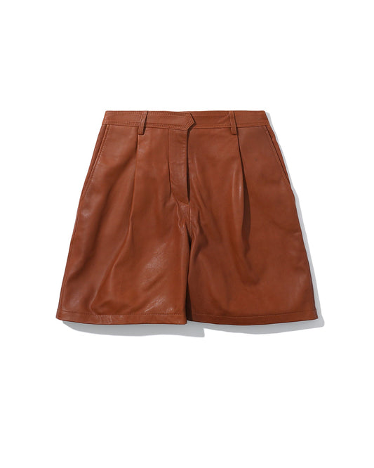 RAG & BONE F Panelled leather shorts