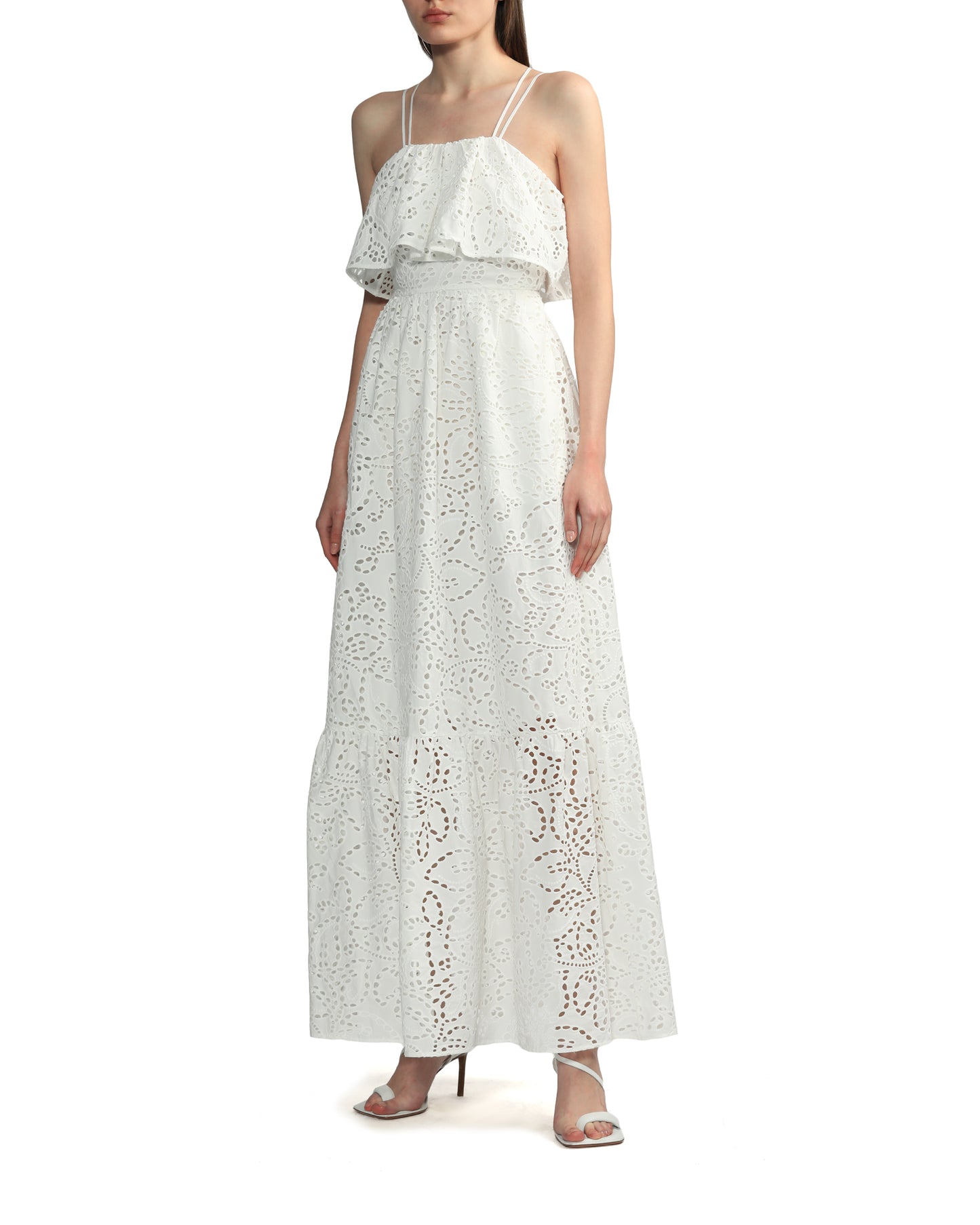 SELF PORTRAIT Broderie maxi dress