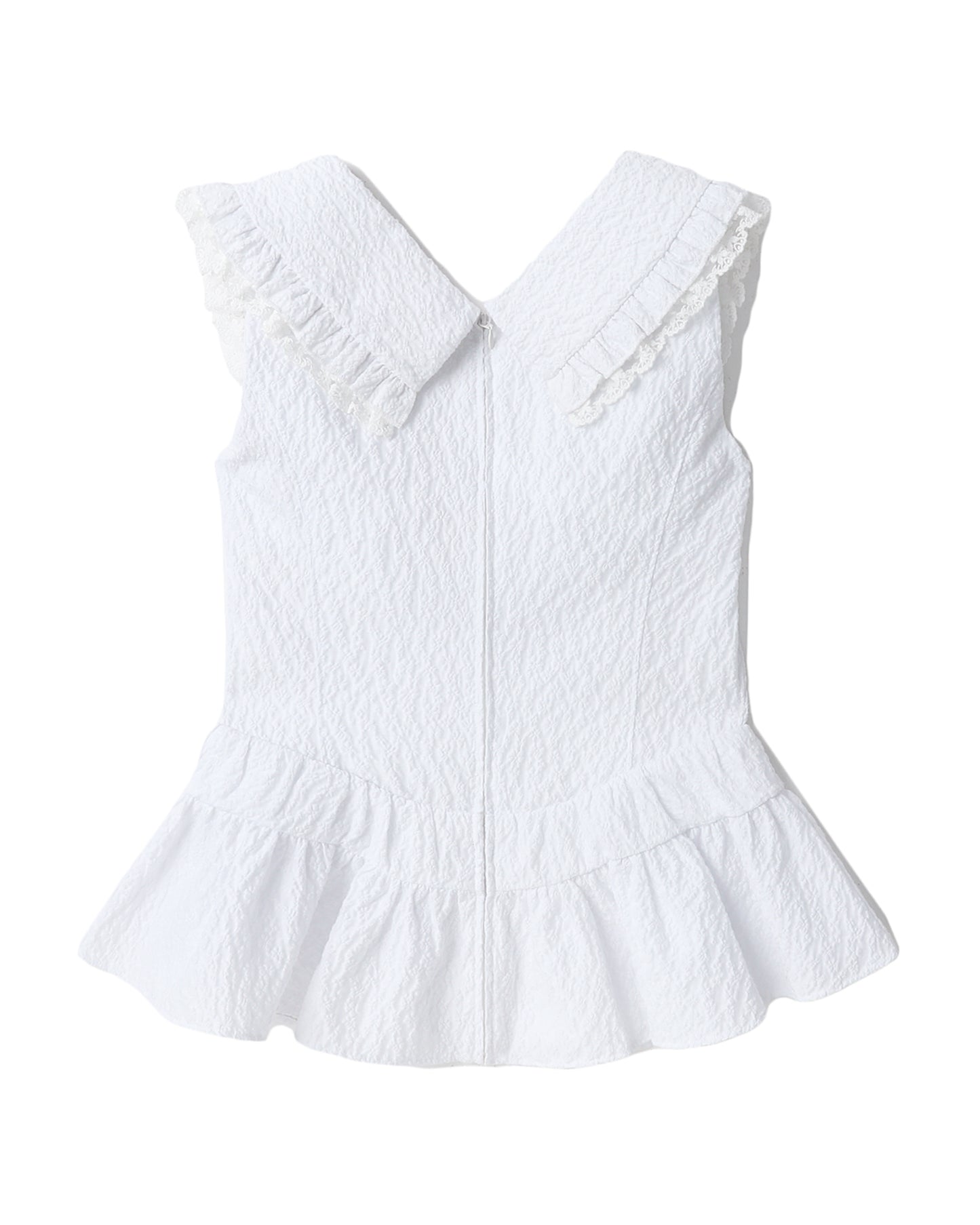 SHUSHU TONG Ruffled tank top