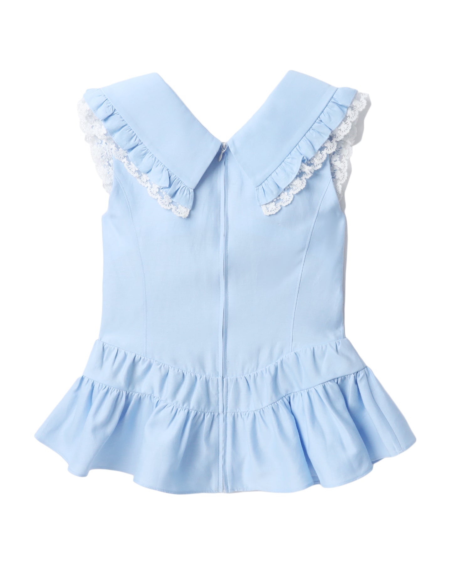 SHUSHU TONG Ruffled tank top